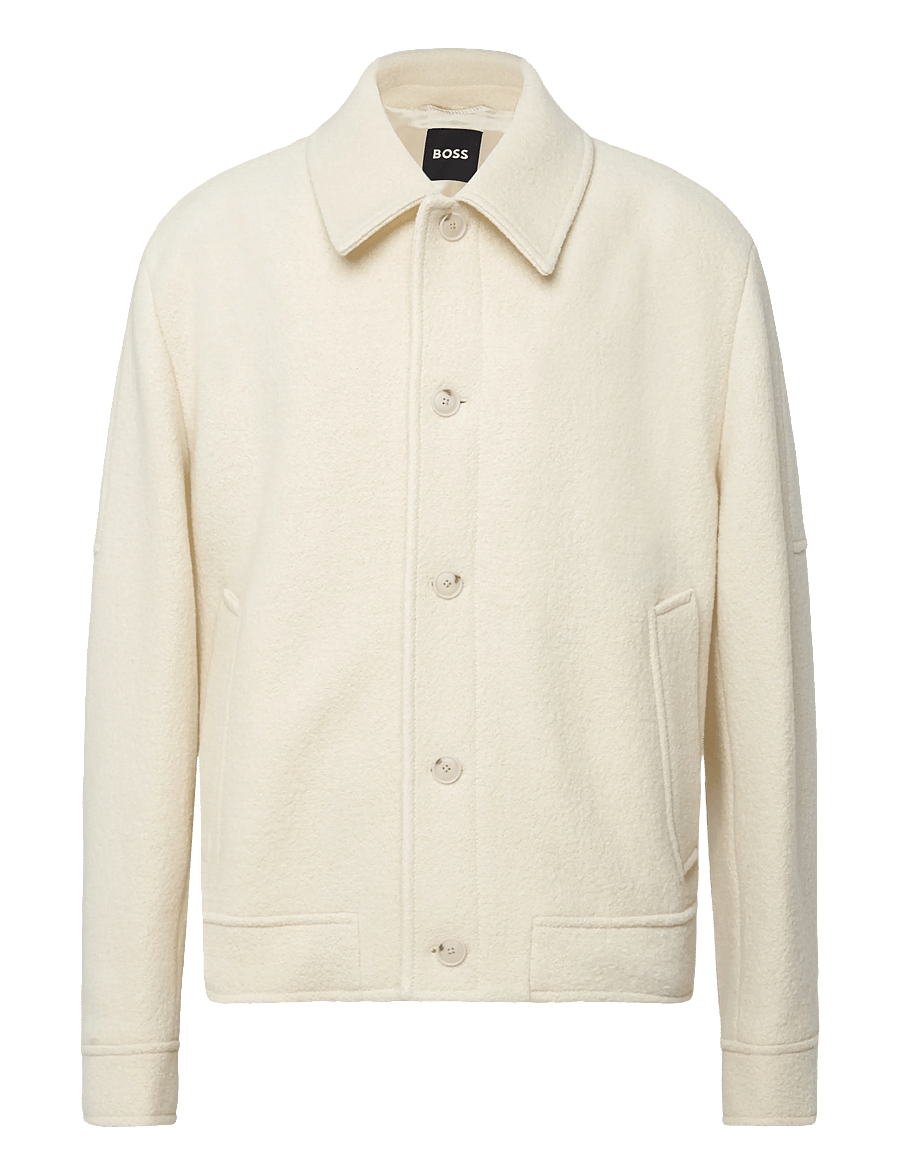 BOSS - C-Charly-264 - villased jakid - open white - 1