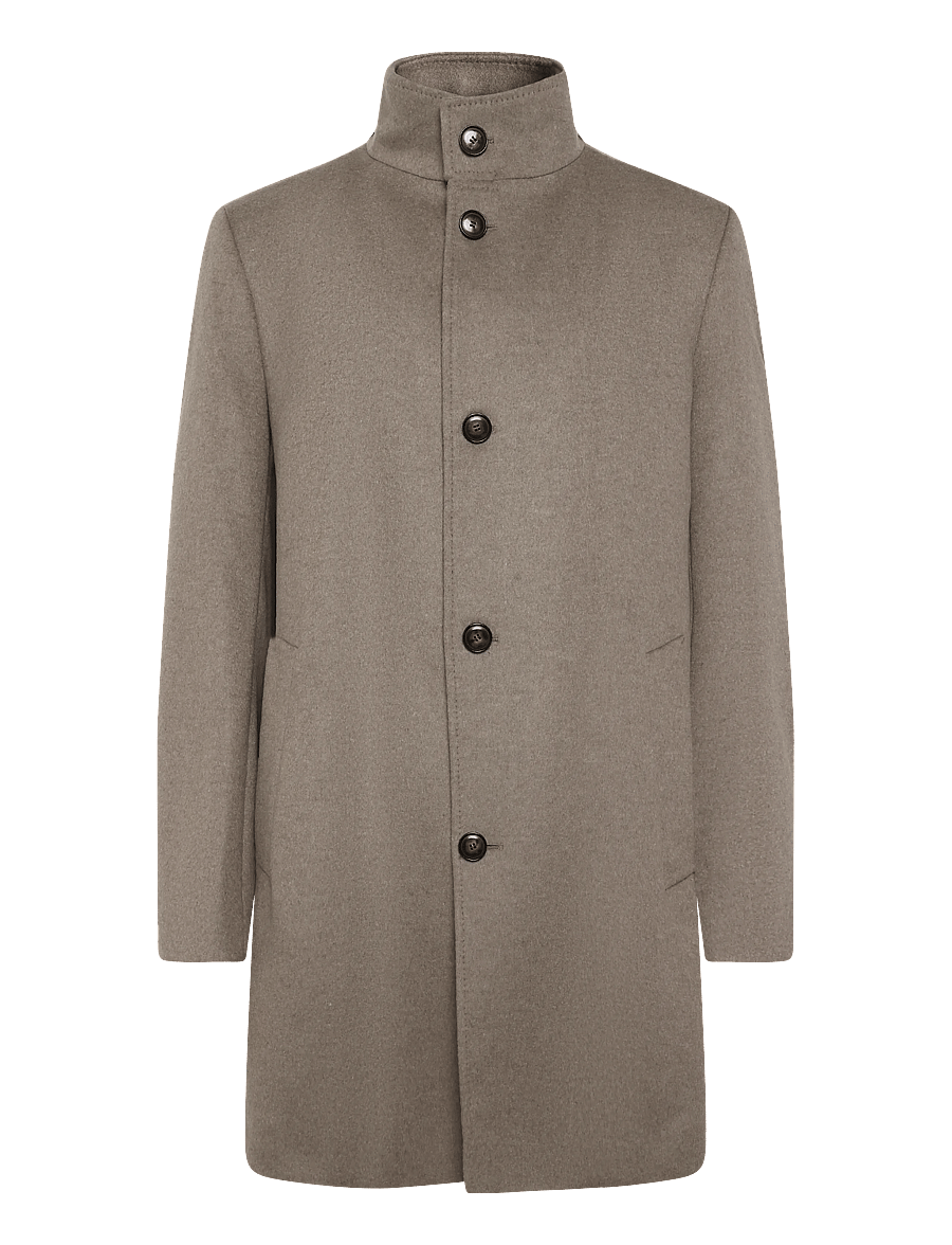 BOSS - H-Hyde-SU-264 - wollmäntel - open brown - 0