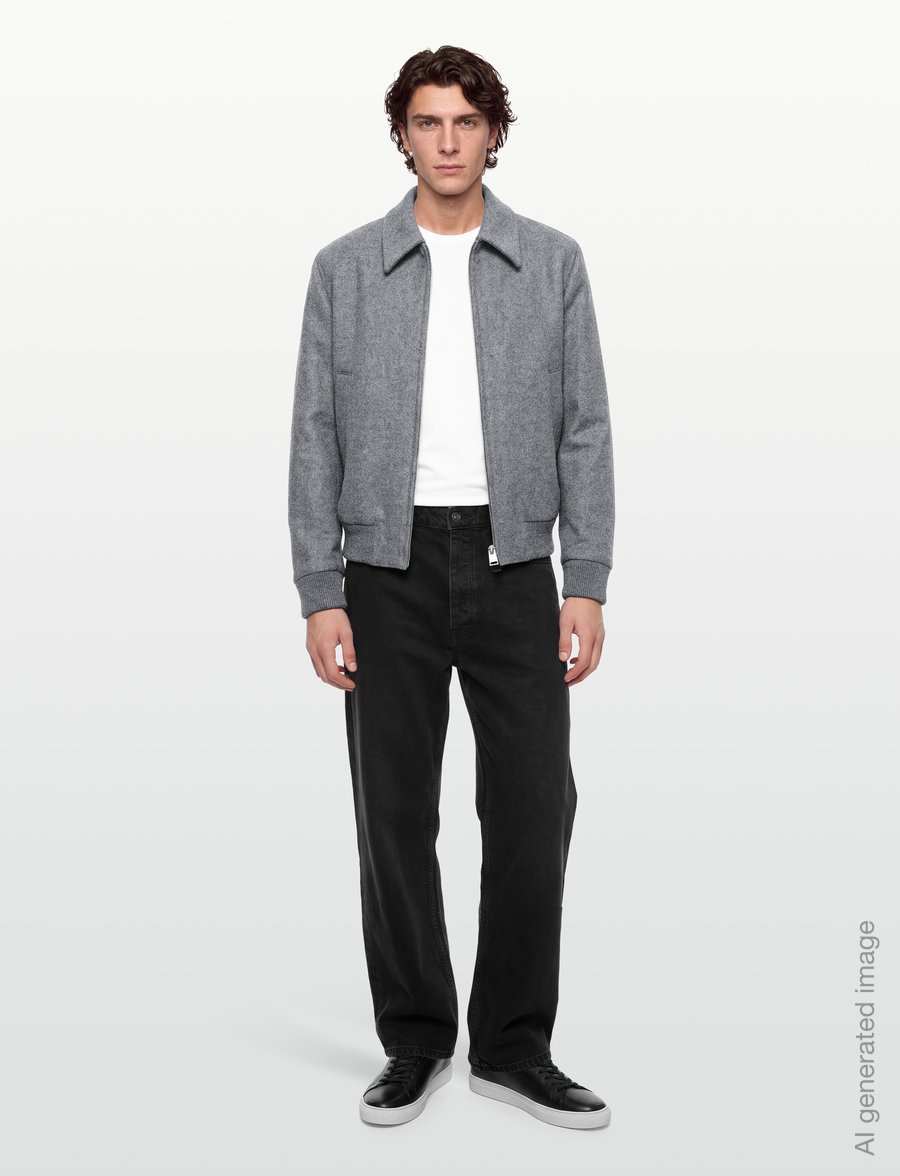 BOSS - H-Charly-264 - uldjakker - medium grey - 0