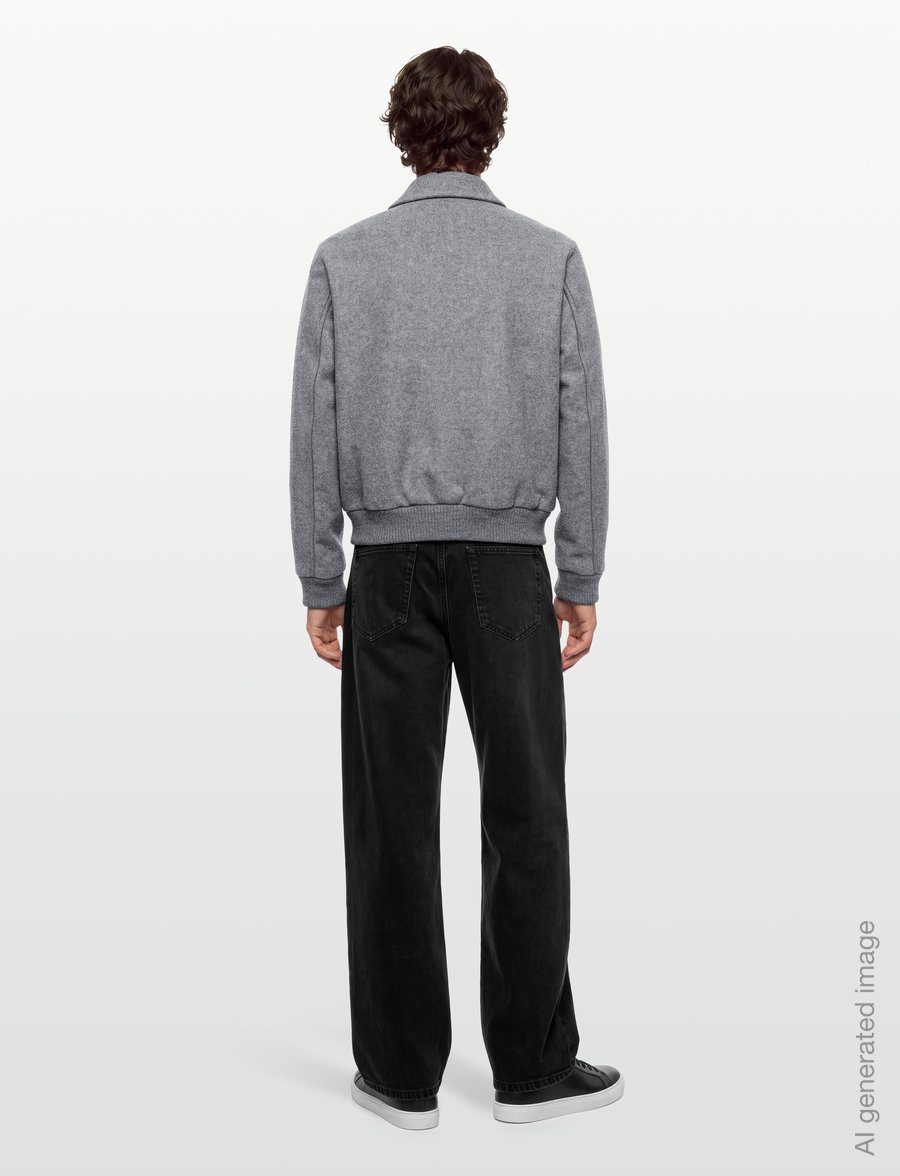 BOSS - H-Charly-264 - uldjakker - medium grey - 4
