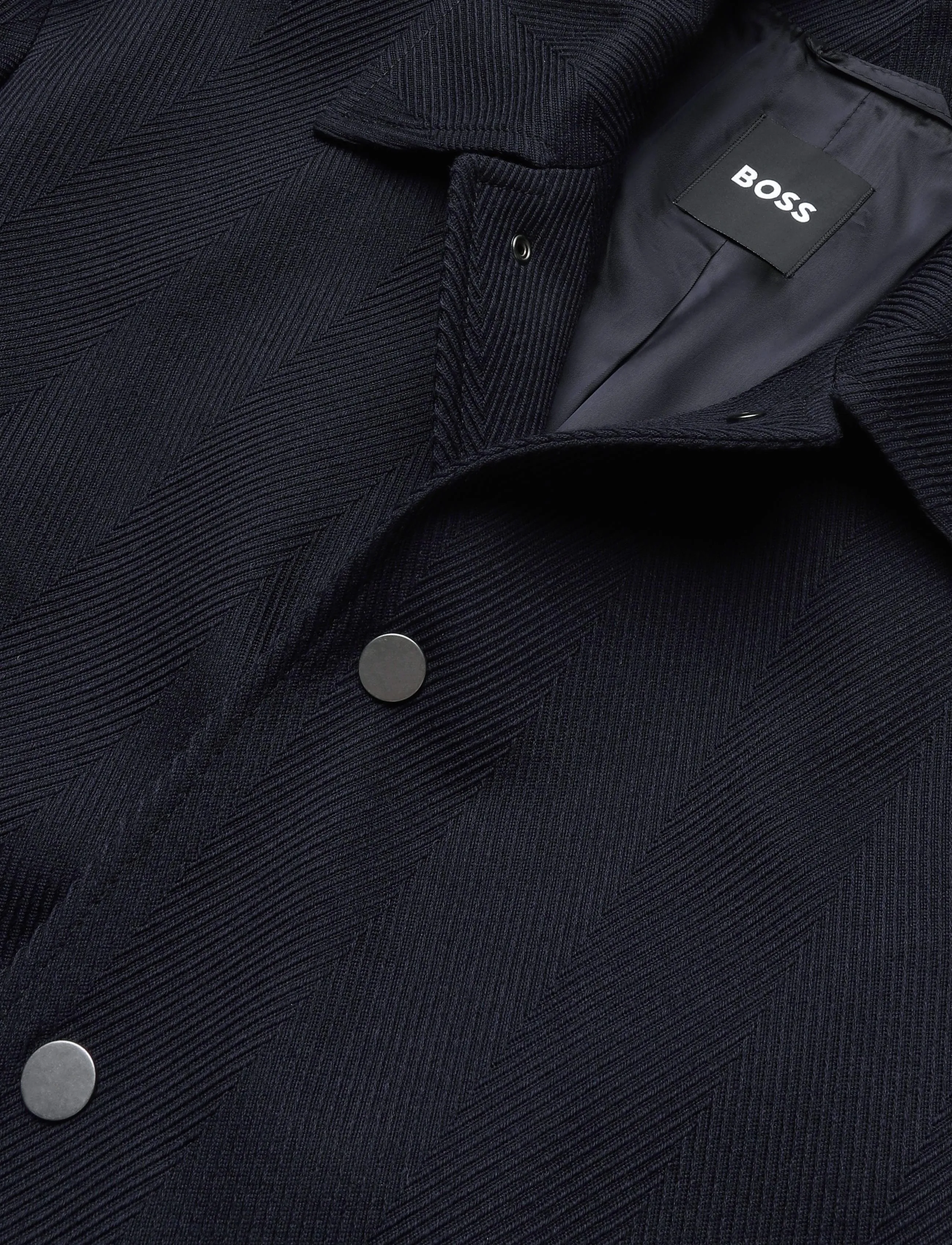 BOSS - C-Colin-BLTPress-264 - villased mantlid - dark blue - 2