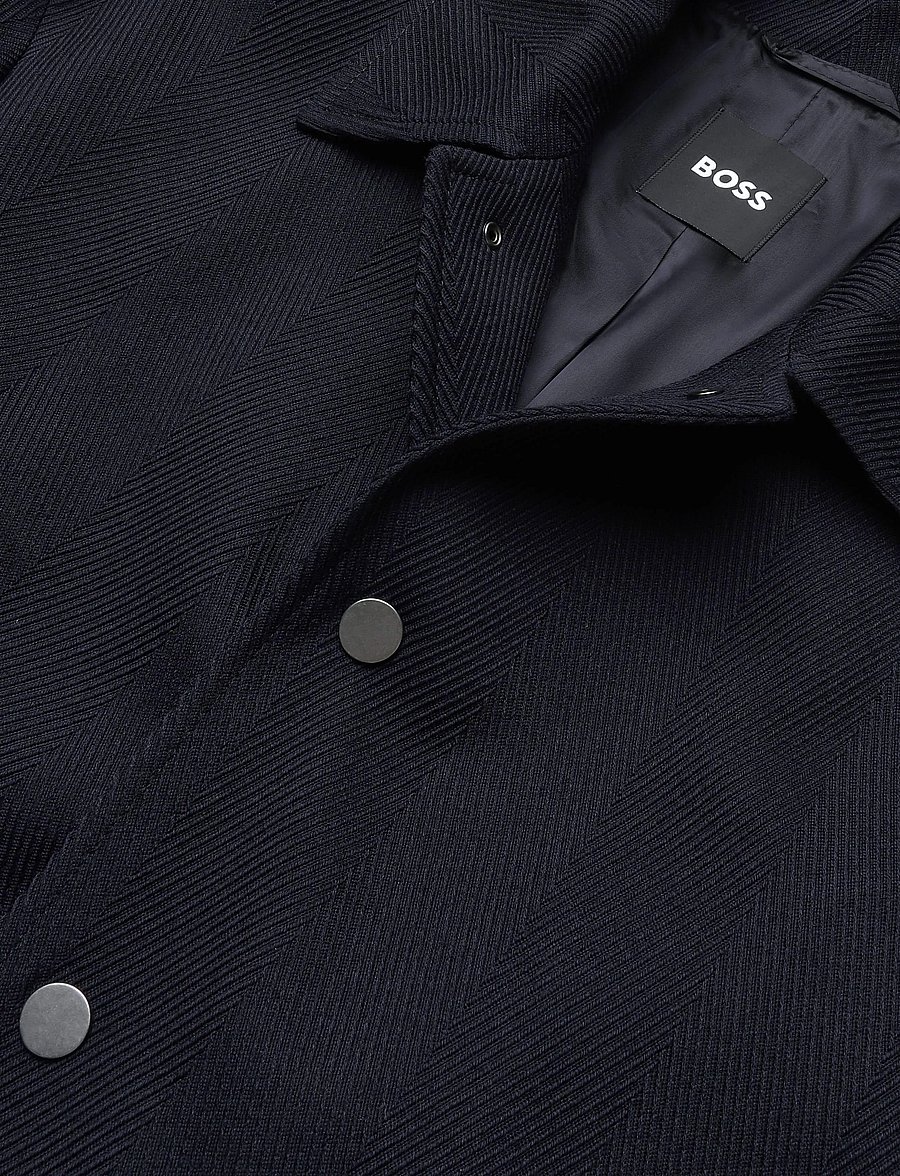 BOSS - C-Colin-BLTPress-264 - villased mantlid - dark blue - 2