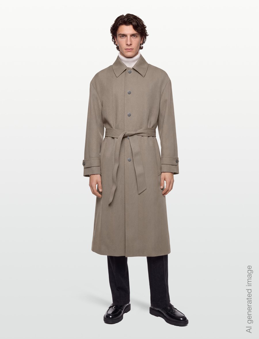 BOSS - C-Colin-BLTPress-264 - uldfrakker - open brown - 0