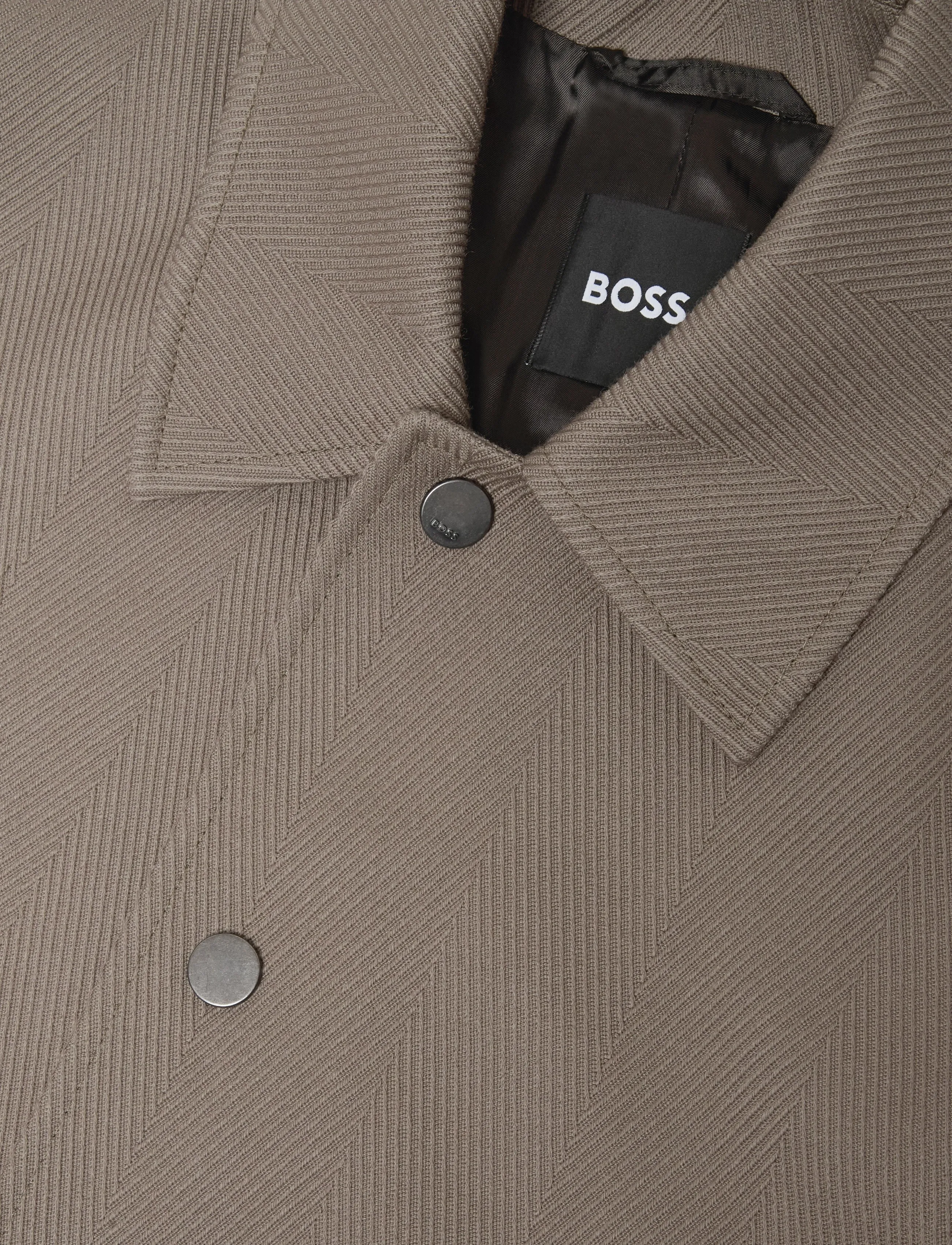 BOSS - C-Colin-BLTPress-264 - wollmäntel - open brown - 2