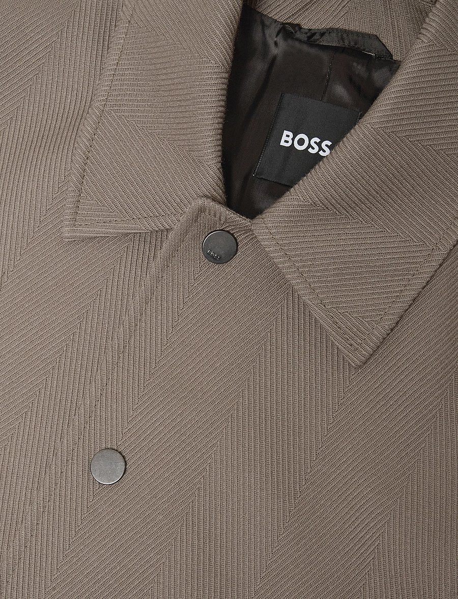BOSS - C-Colin-BLTPress-264 - wollmäntel - open brown - 2