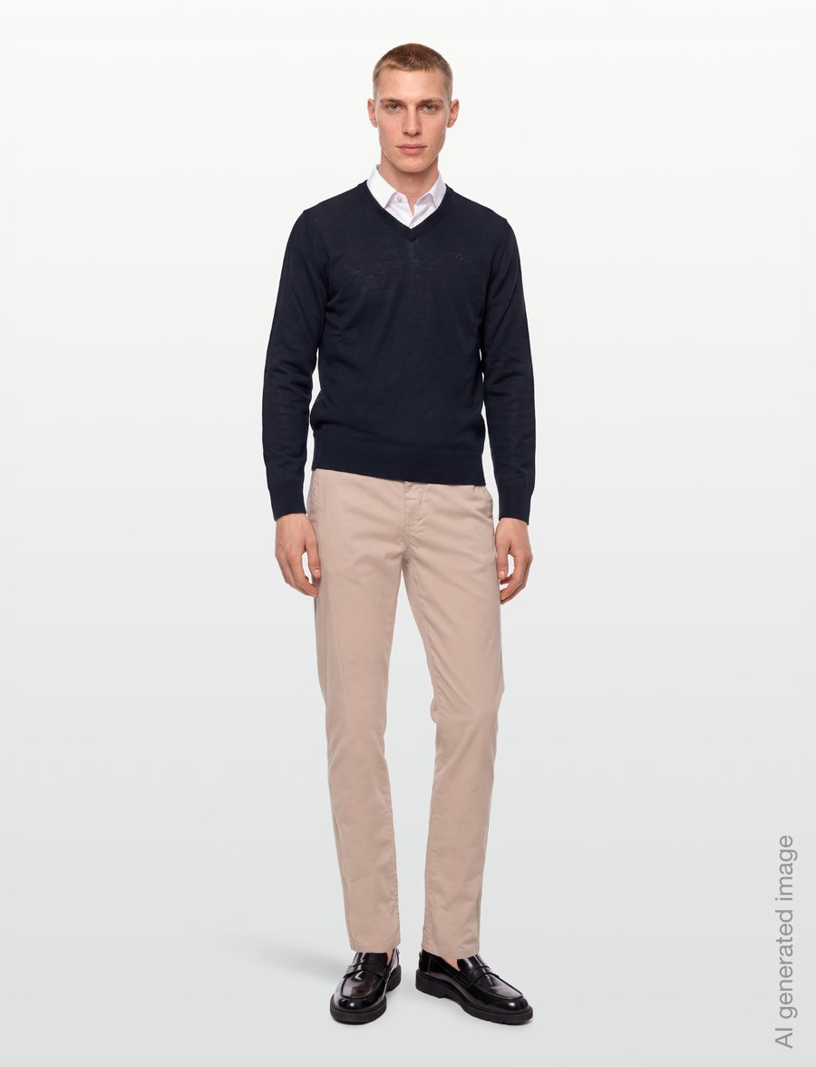 BOSS - H-Melba-L - v-ausschnitt - dark blue - 0