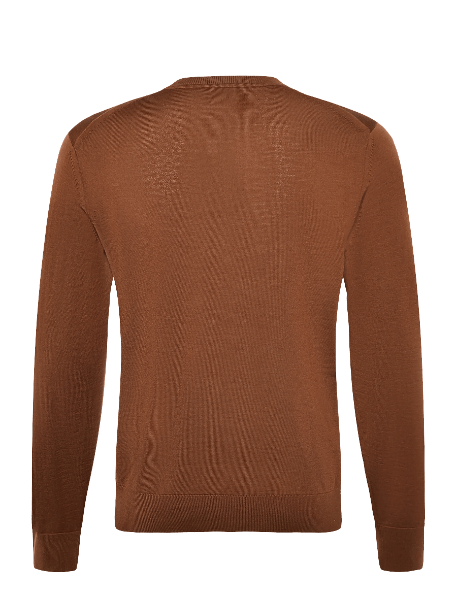 BOSS - H-Melba-L - v-hals - medium brown - 1