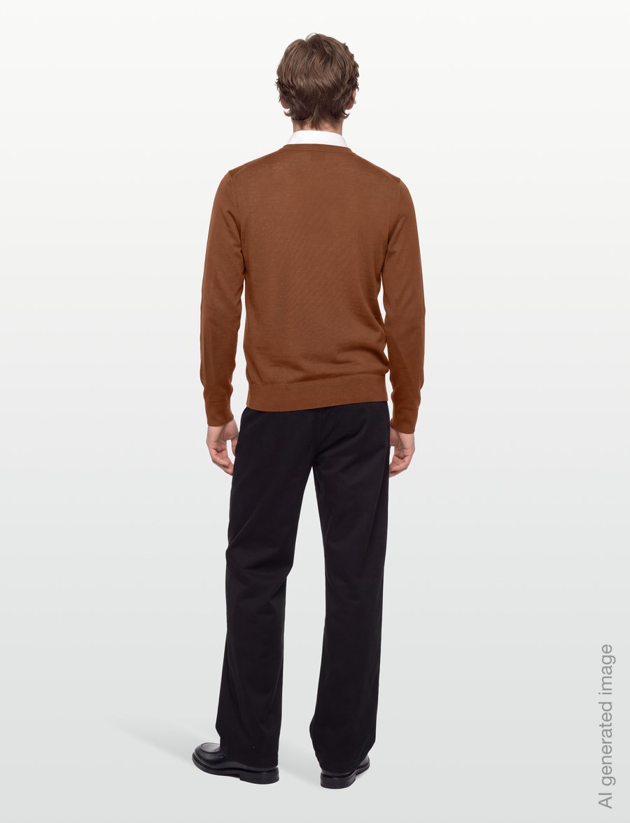 BOSS - H-Melba-L - v-kaelusega - medium brown - 4