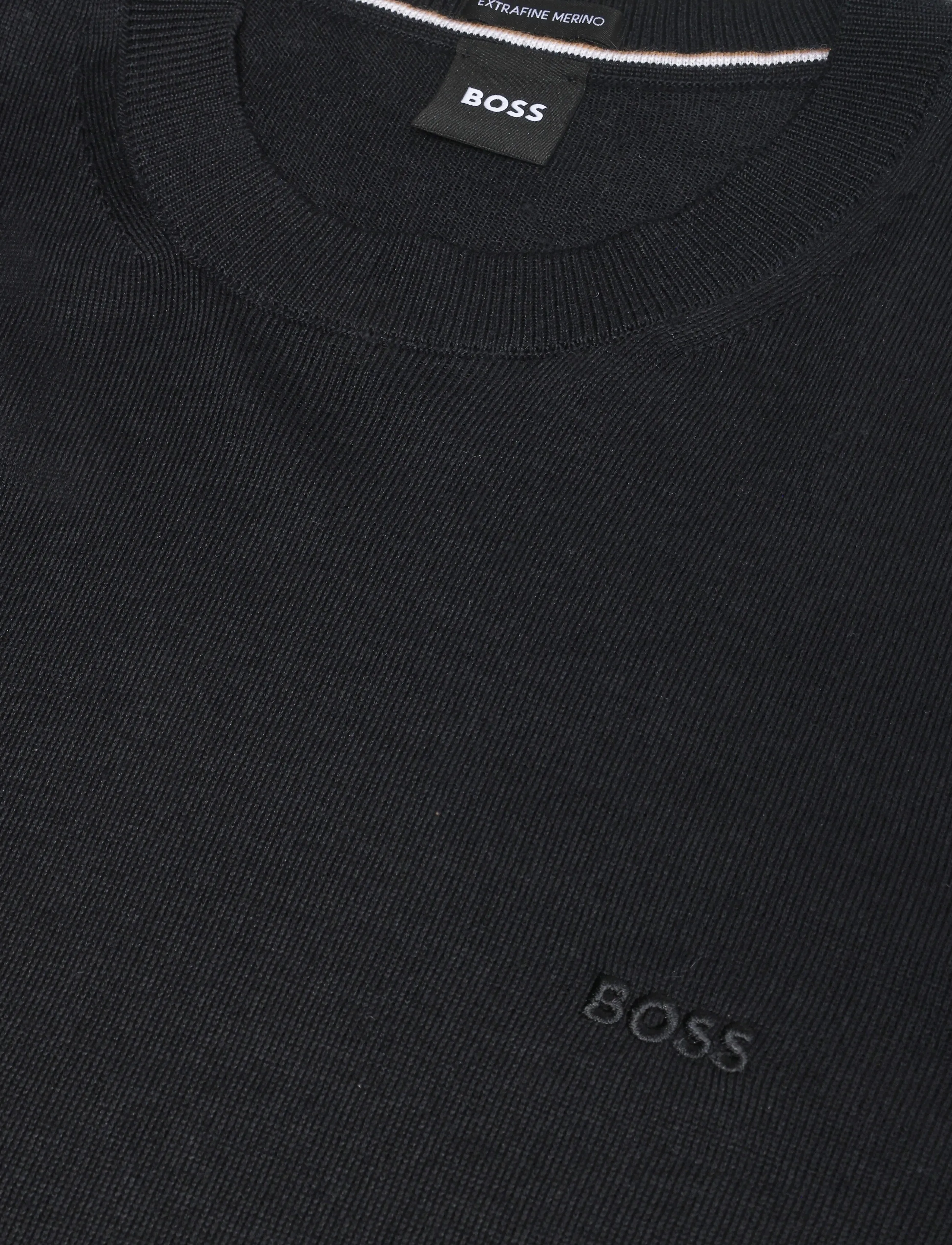 BOSS - H-Leno-L - rundhalsad - black - 2