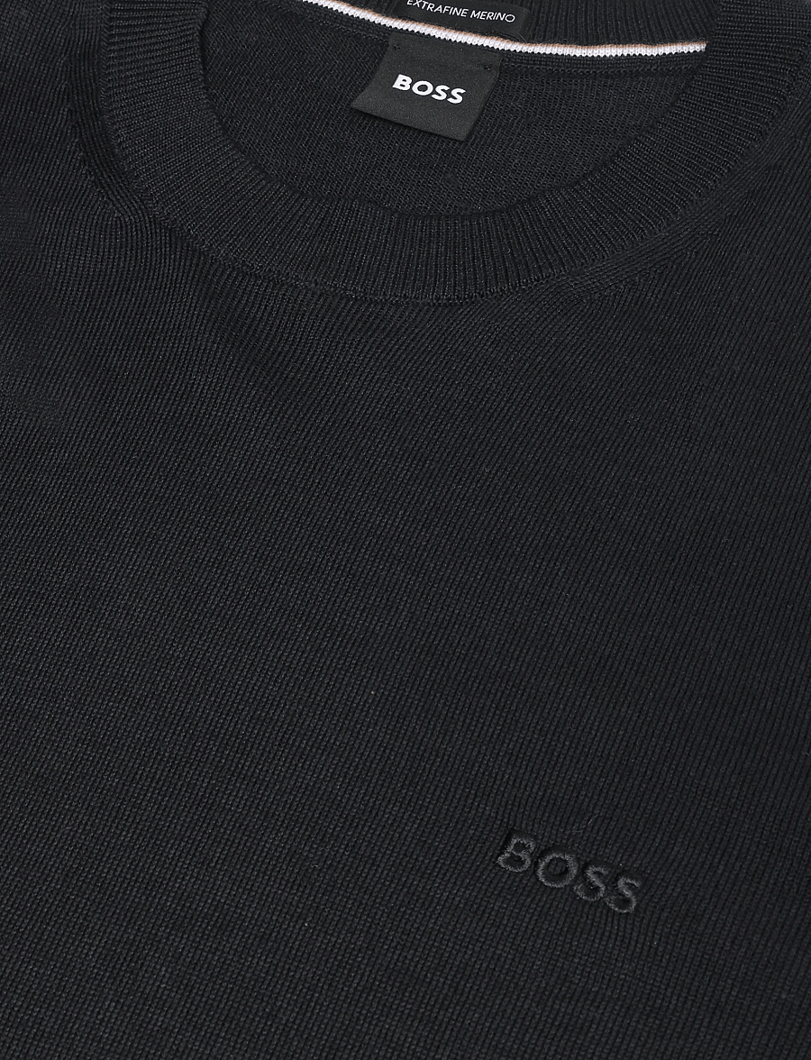 BOSS - H-Leno-L - rundhalsad - black - 2