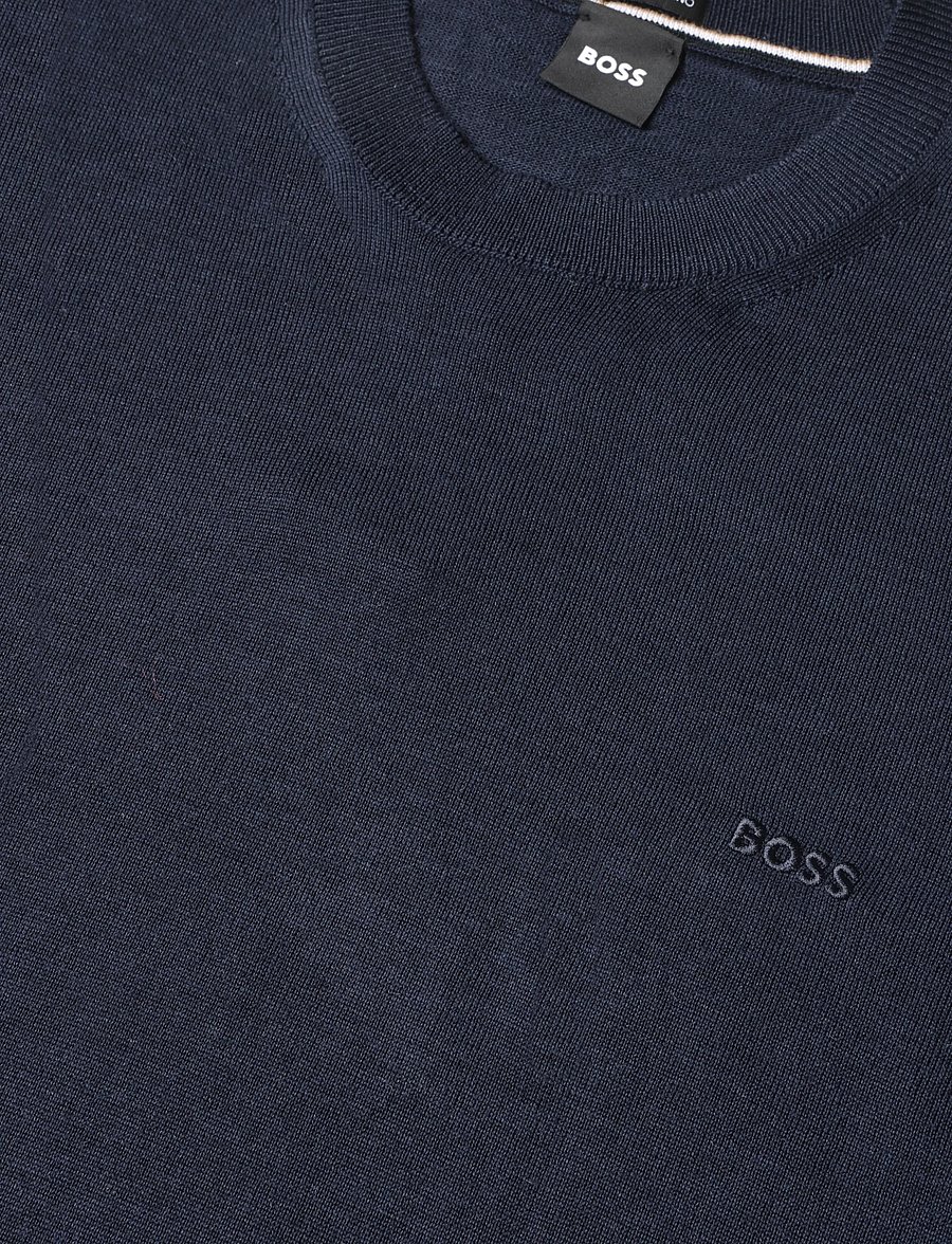 BOSS - H-Leno-L - rundhals - dark blue - 2