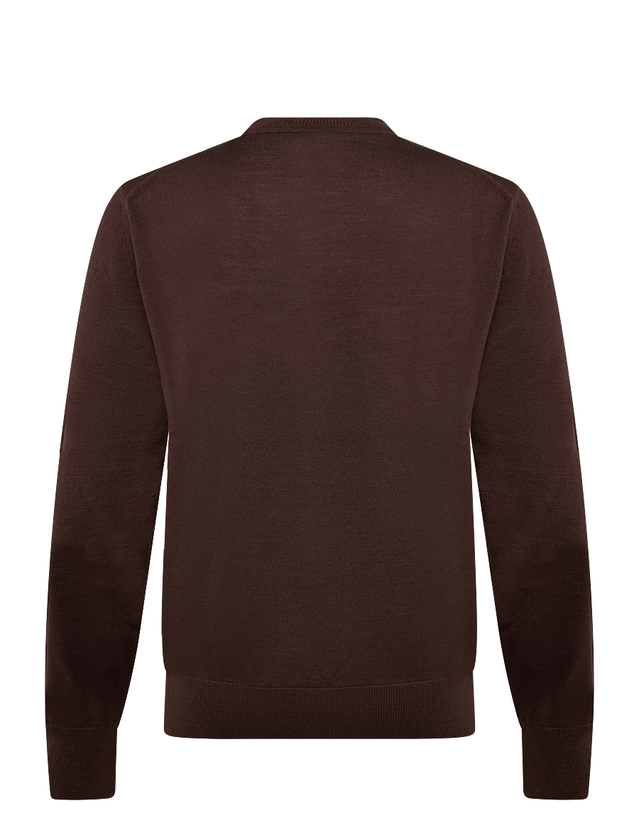 BOSS - H-Leno-L - rund hals - dark brown - 1