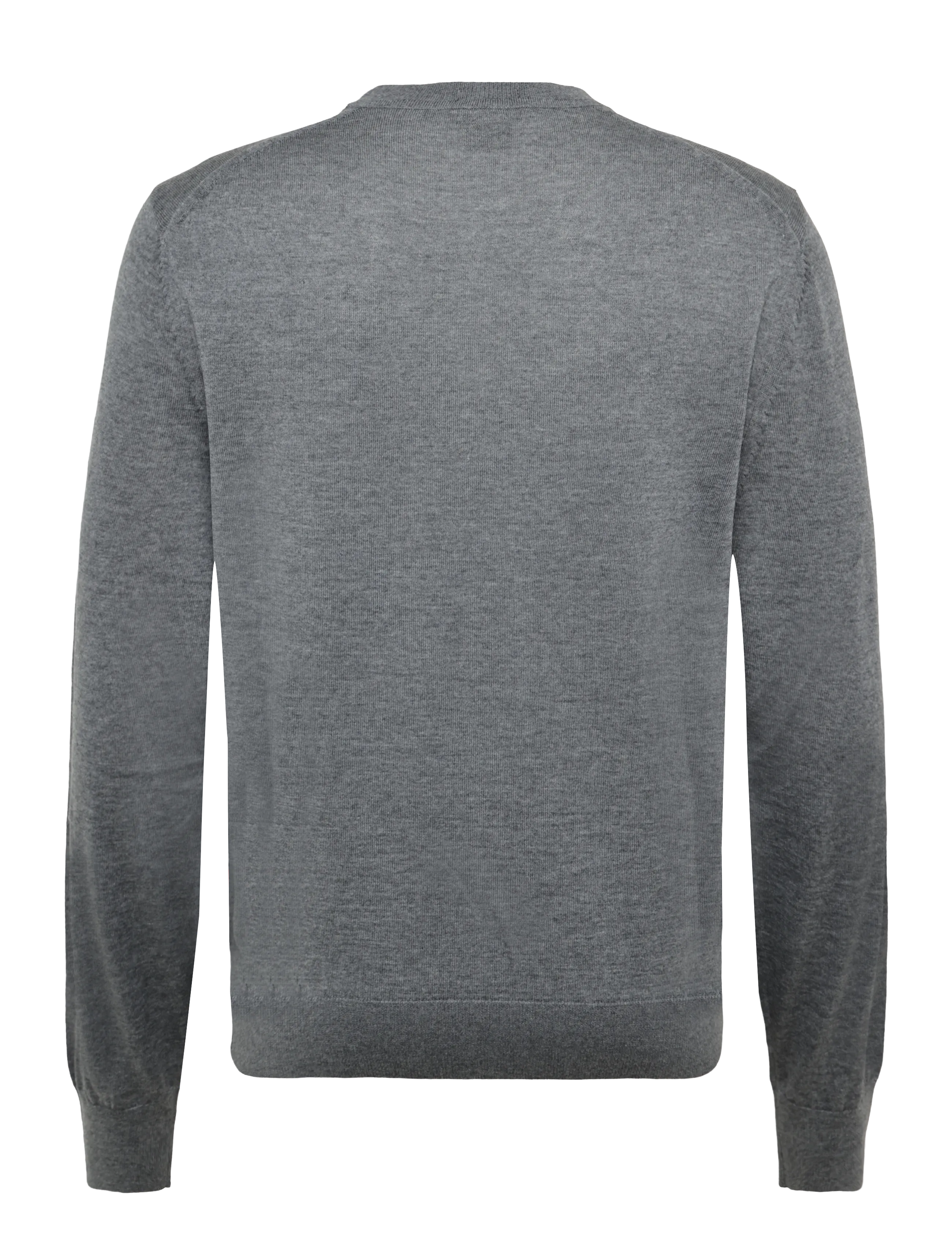 BOSS - H-Leno-L - rundhalsad - medium grey - 1