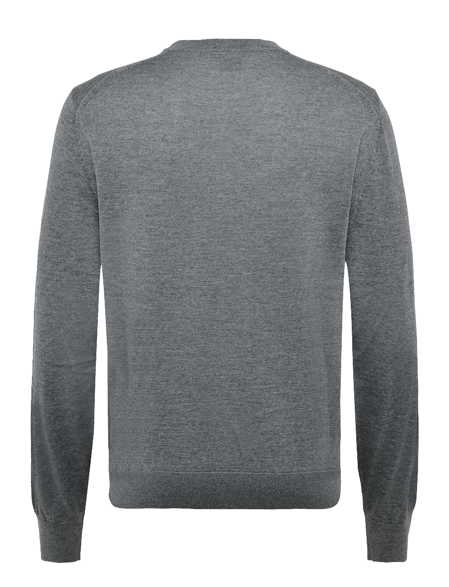 BOSS - H-Leno-L - rundhalsad - medium grey - 1
