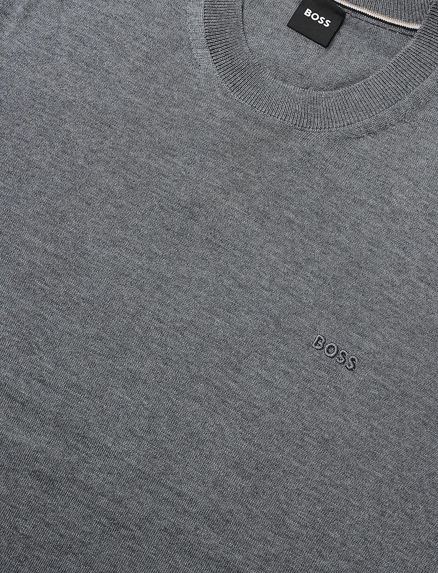 BOSS - H-Leno-L - rundhalsad - medium grey - 2