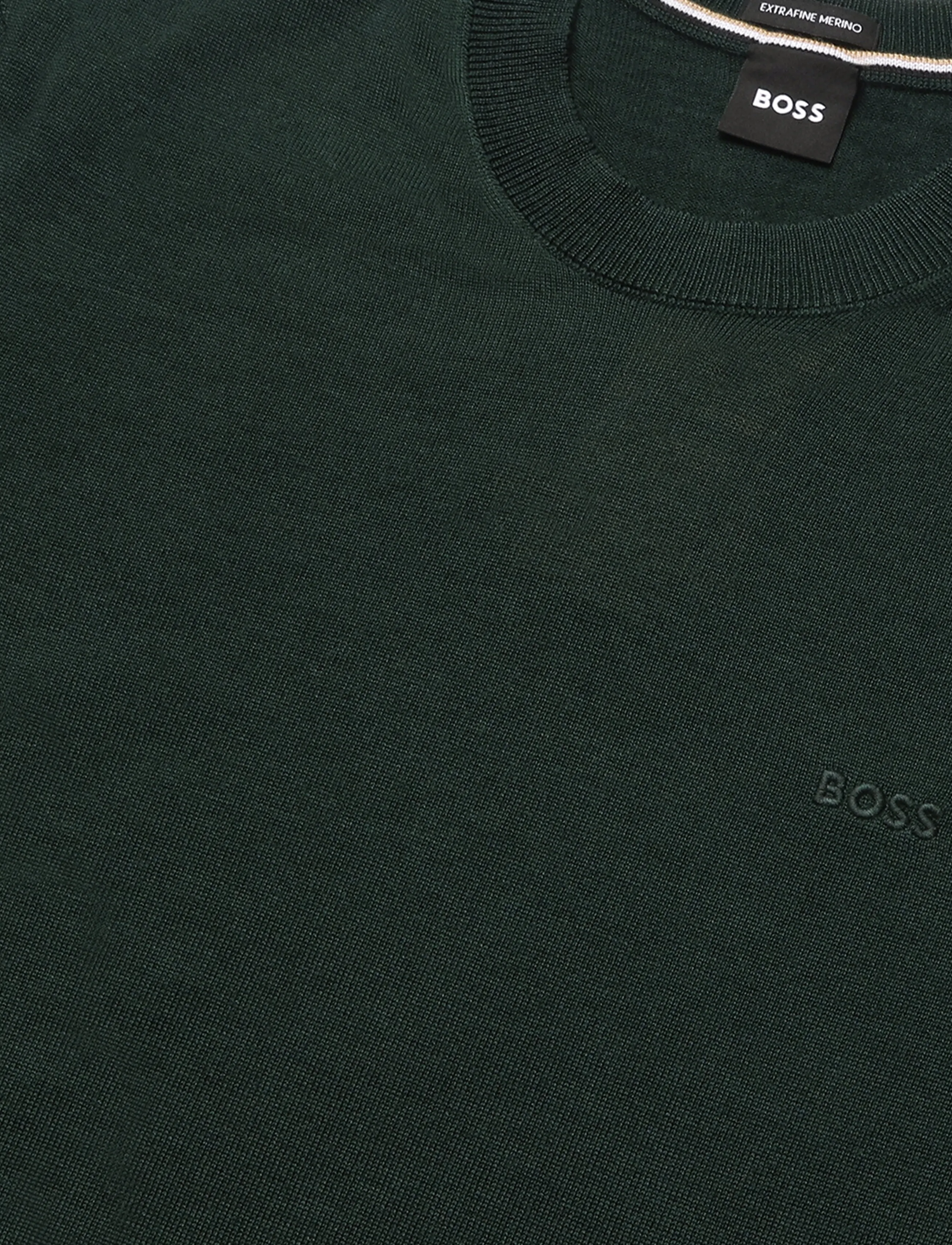 BOSS - H-Leno-L - rundhals - open green - 2