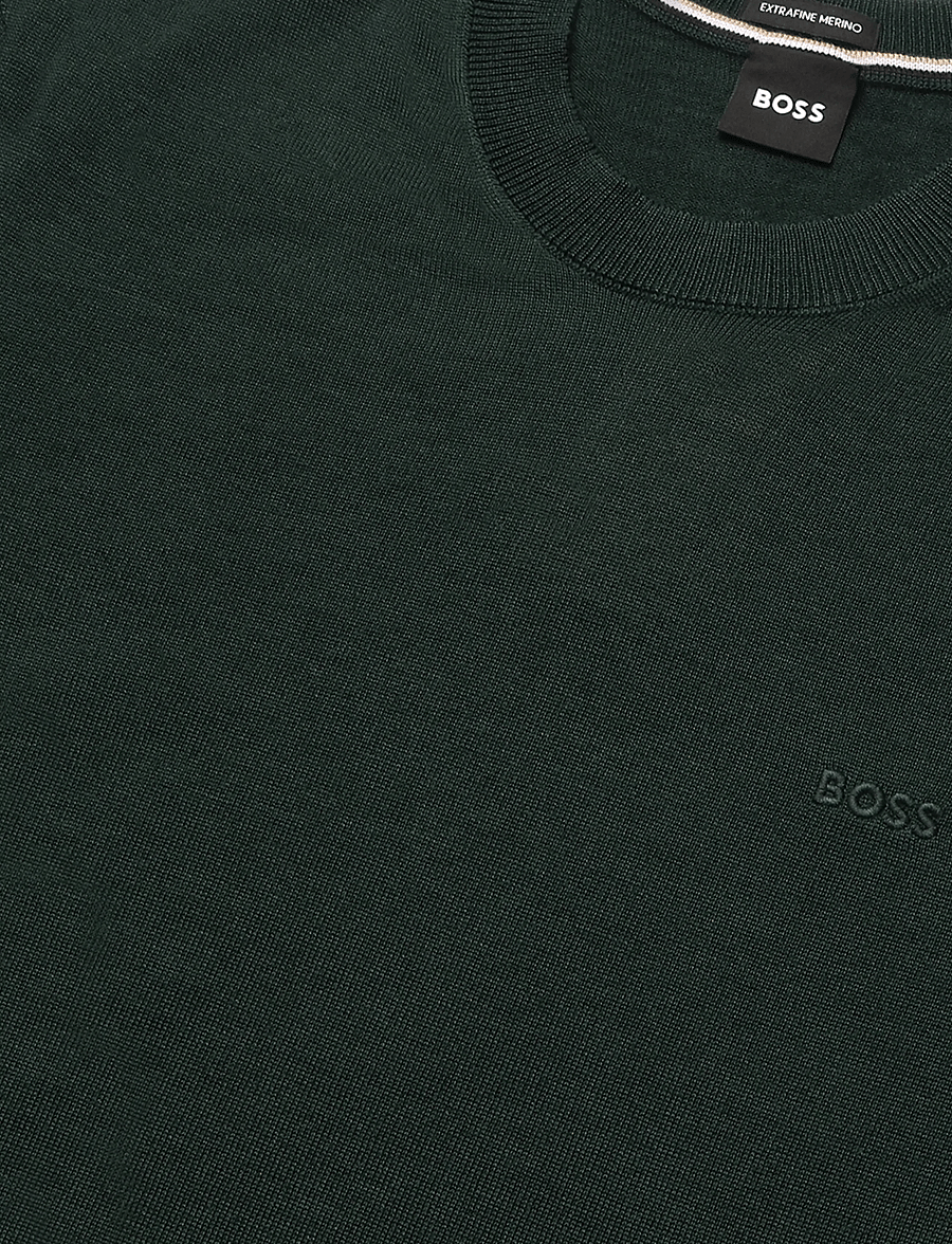 BOSS - H-Leno-L - rundhals - open green - 2