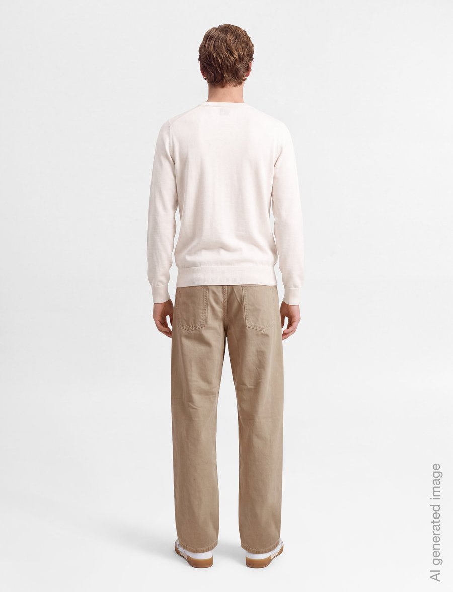 BOSS - H-Leno-L - rundhals - open white - 4