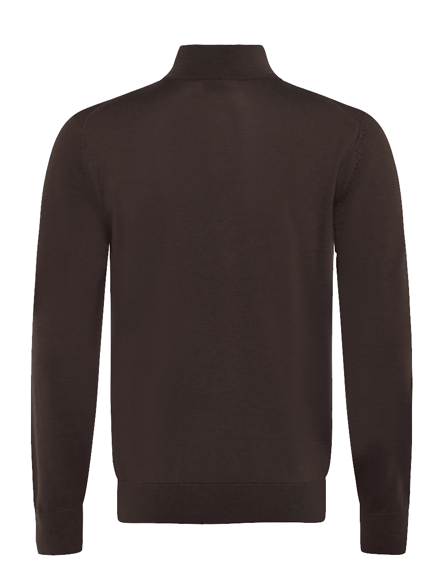 BOSS - H-Balonso-L - lukuga džemprid - dark brown - 1