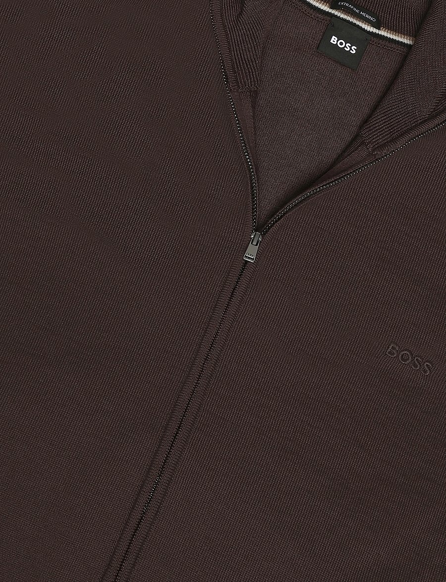 BOSS - H-Balonso-L - lukuga džemprid - dark brown - 2