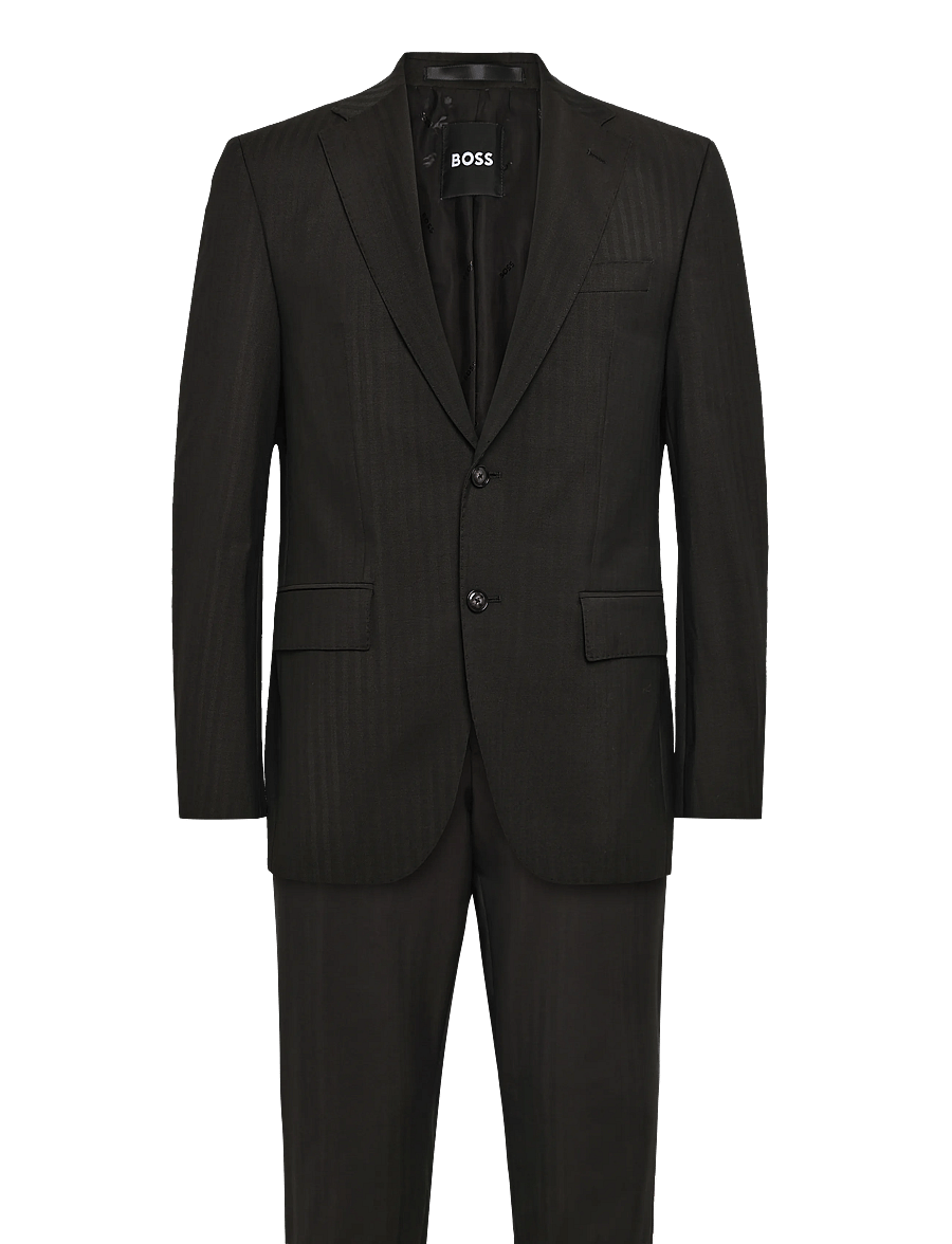 BOSS - H-Jeckson-2Pcs-263 - jakkesæt - dark brown - 0
