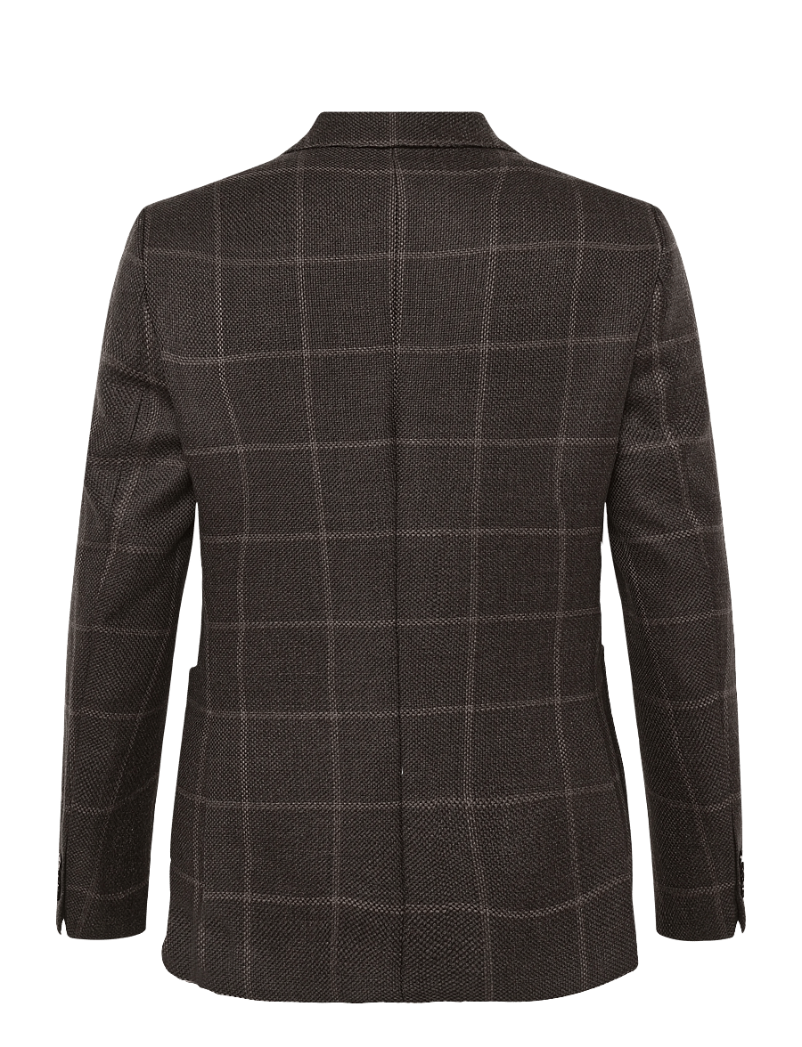 BOSS - H-Hutson-2PP-263 - single breasted blazers - dark brown - 1