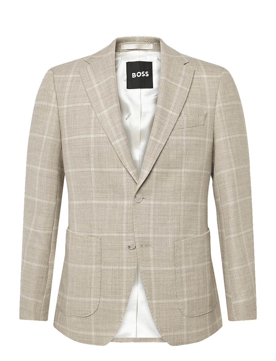 BOSS - H-Hutson-2PP-263 - single breasted blazers - open brown - 0