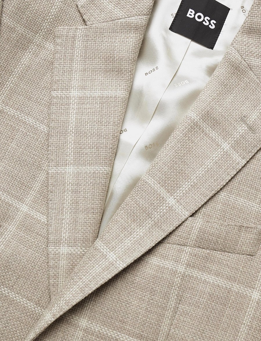 BOSS - H-Hutson-2PP-263 - single breasted blazers - open brown - 2