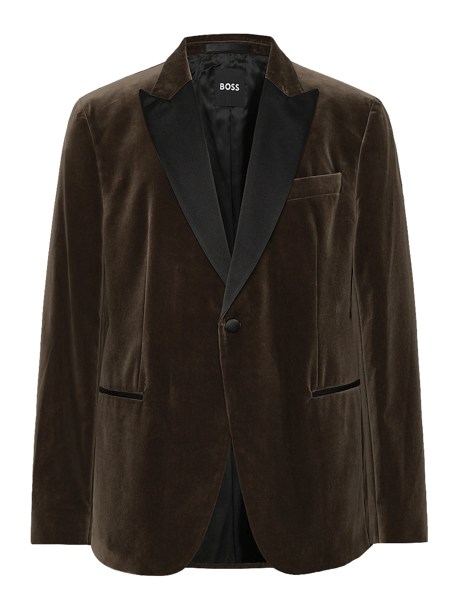 BOSS - H-Hutson-Tux-Pk-264 - smokinger - open brown - 1