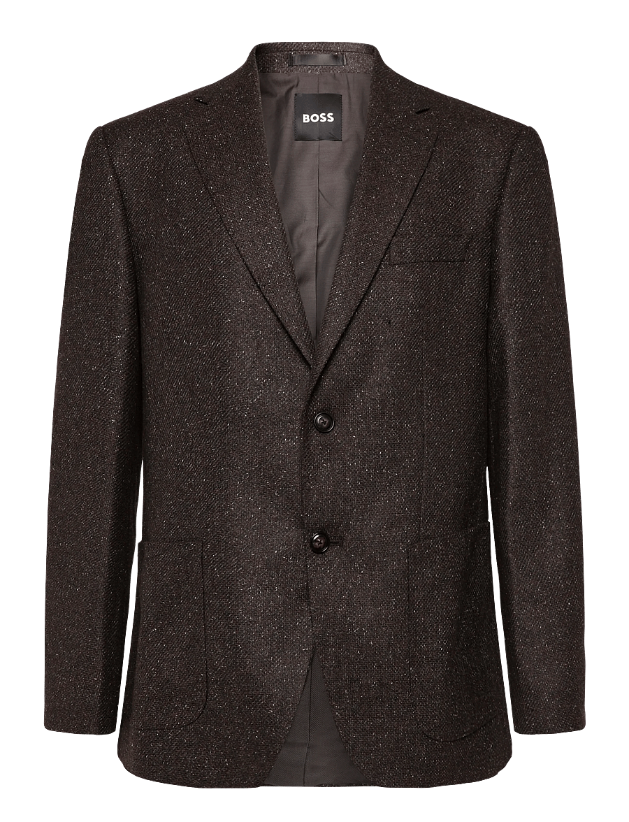 BOSS - H-Janson-263 - Üherealised pintsakud - dark brown - 0
