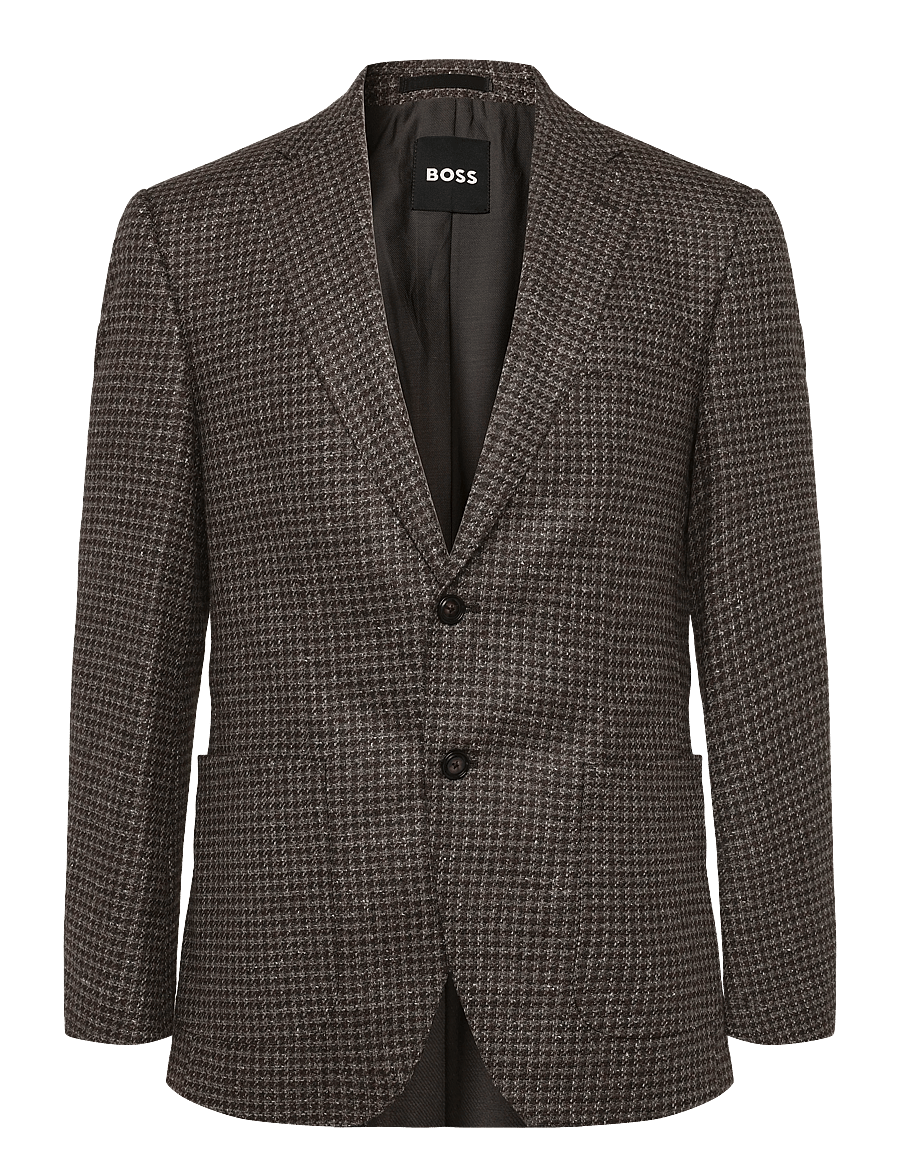 BOSS - H-Janson-263 - enkeltradede blazere - medium brown - 0