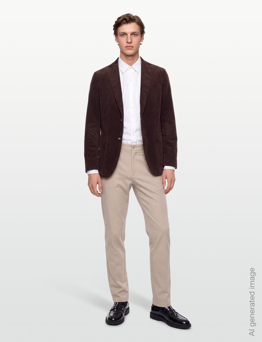 BOSS - C-Hanry-263 - einreiher - dark brown - 0