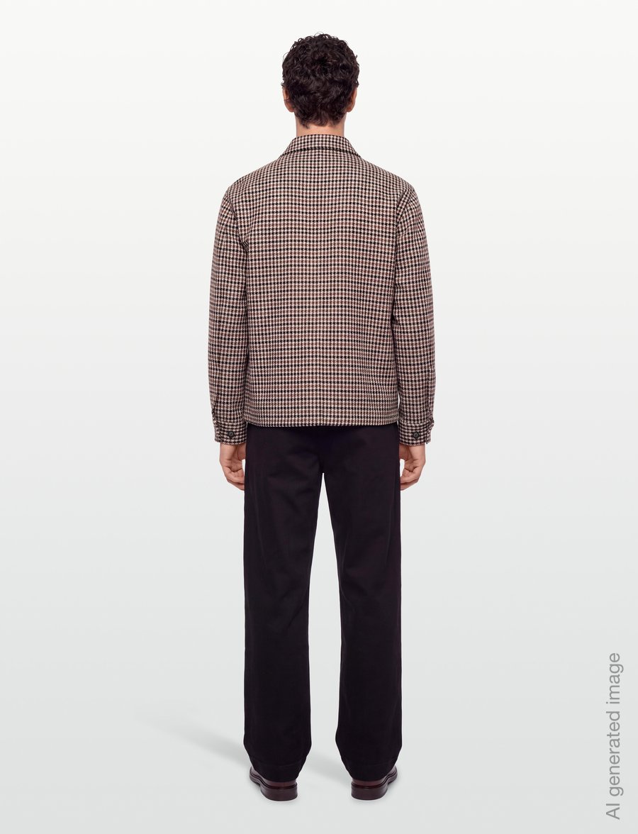 BOSS - C-Carper-OS-2pp-264 - wolljacken - open brown - 4