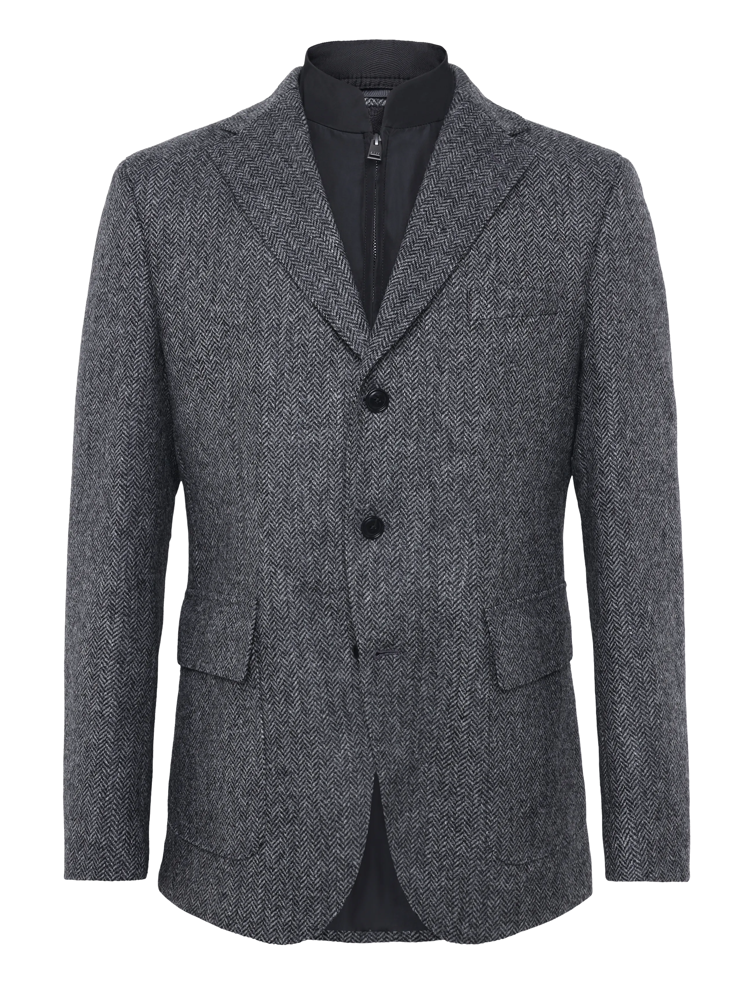 BOSS - H-Hutson-Bib-Fl-264 - Vienrindu žaketes
