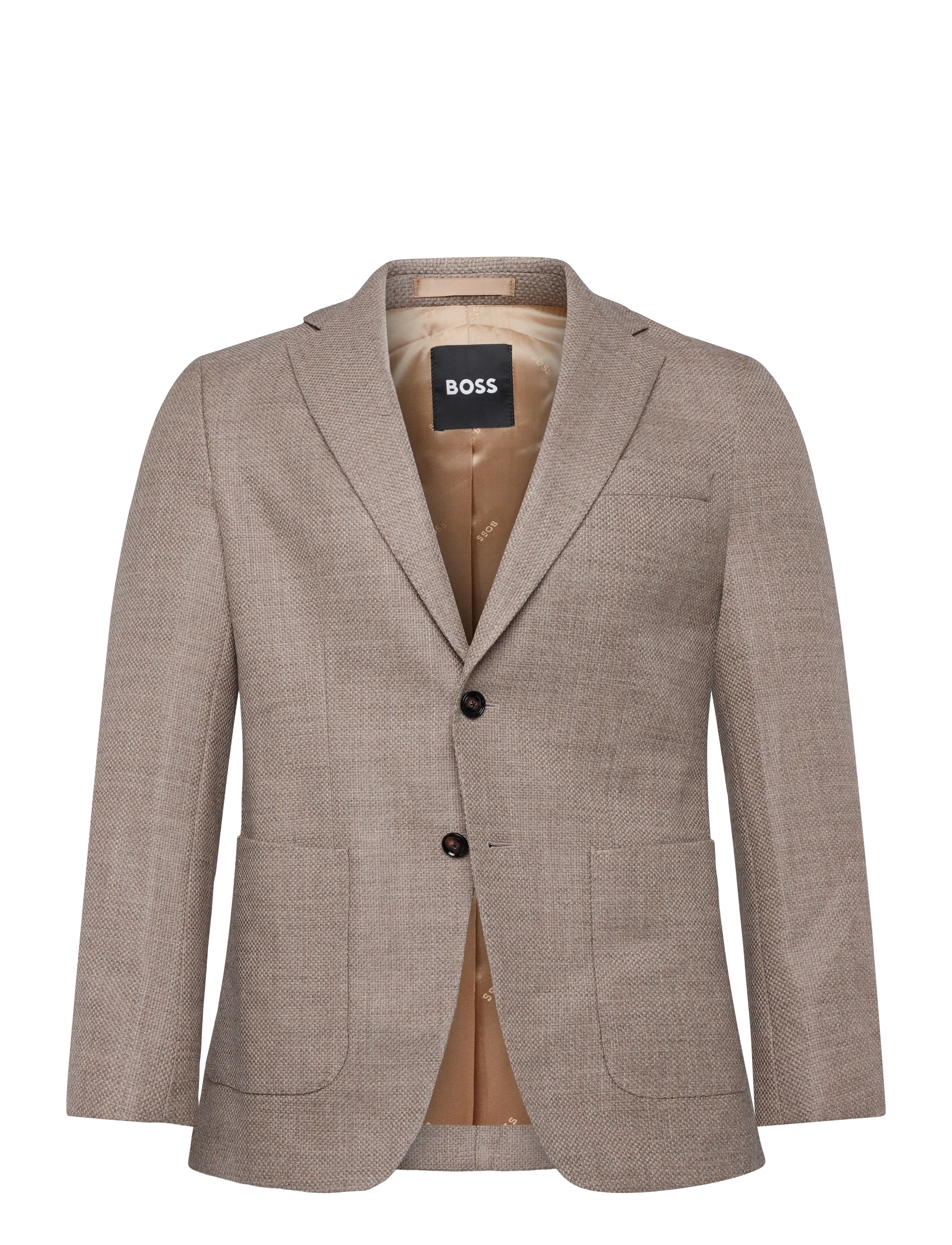BOSS H-Hutson-2PP-263 - Single breasted blazers - OPEN BROWN / brown