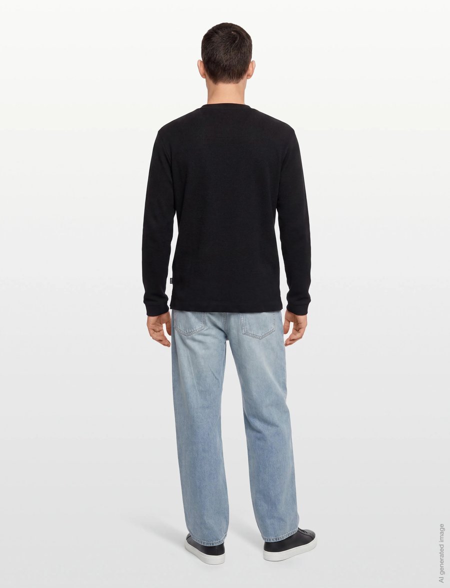 BOSS - Talley 01_TI - rund hals - black - 4