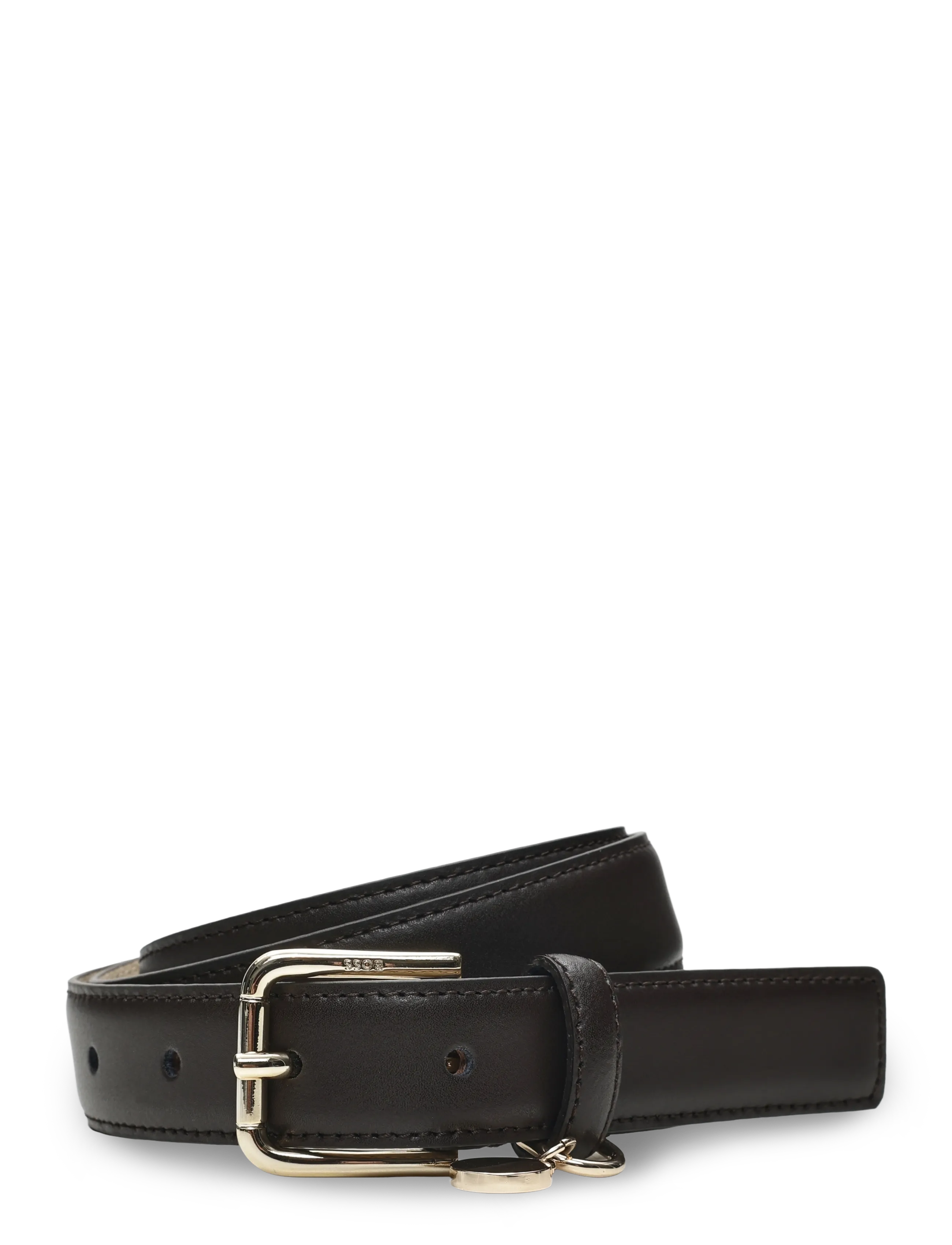 BOSS Navya-ChBey-GSt_Sz25 - Ledergürtel - OPEN BROWN / brown