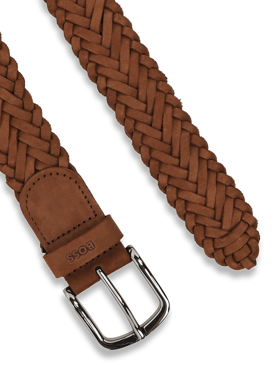 BOSS - Sash-NbW1_Sz35 - flettede bælter - medium brown - 1