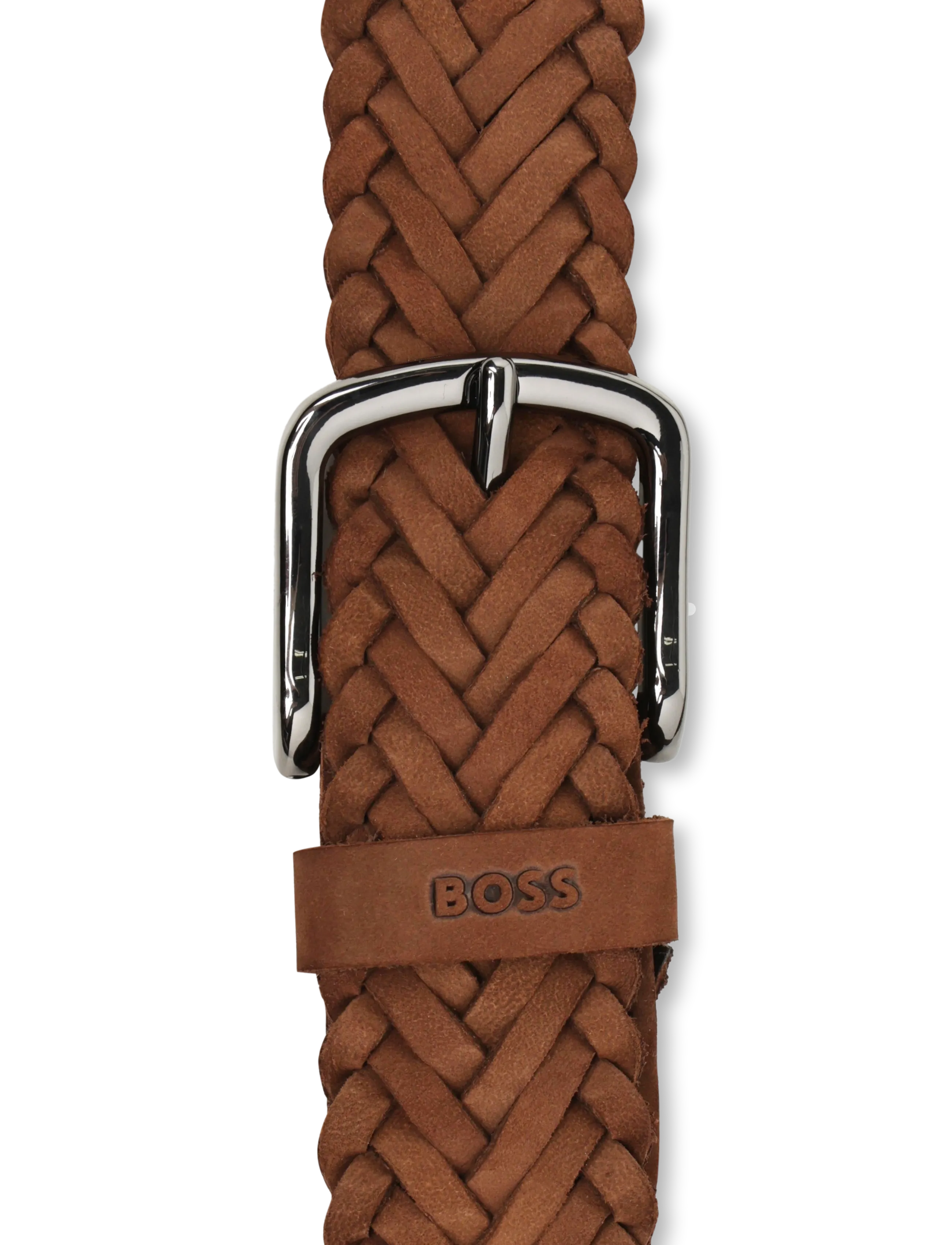 BOSS - Sash-NbW1_Sz35 - flettede bælter - medium brown - 2
