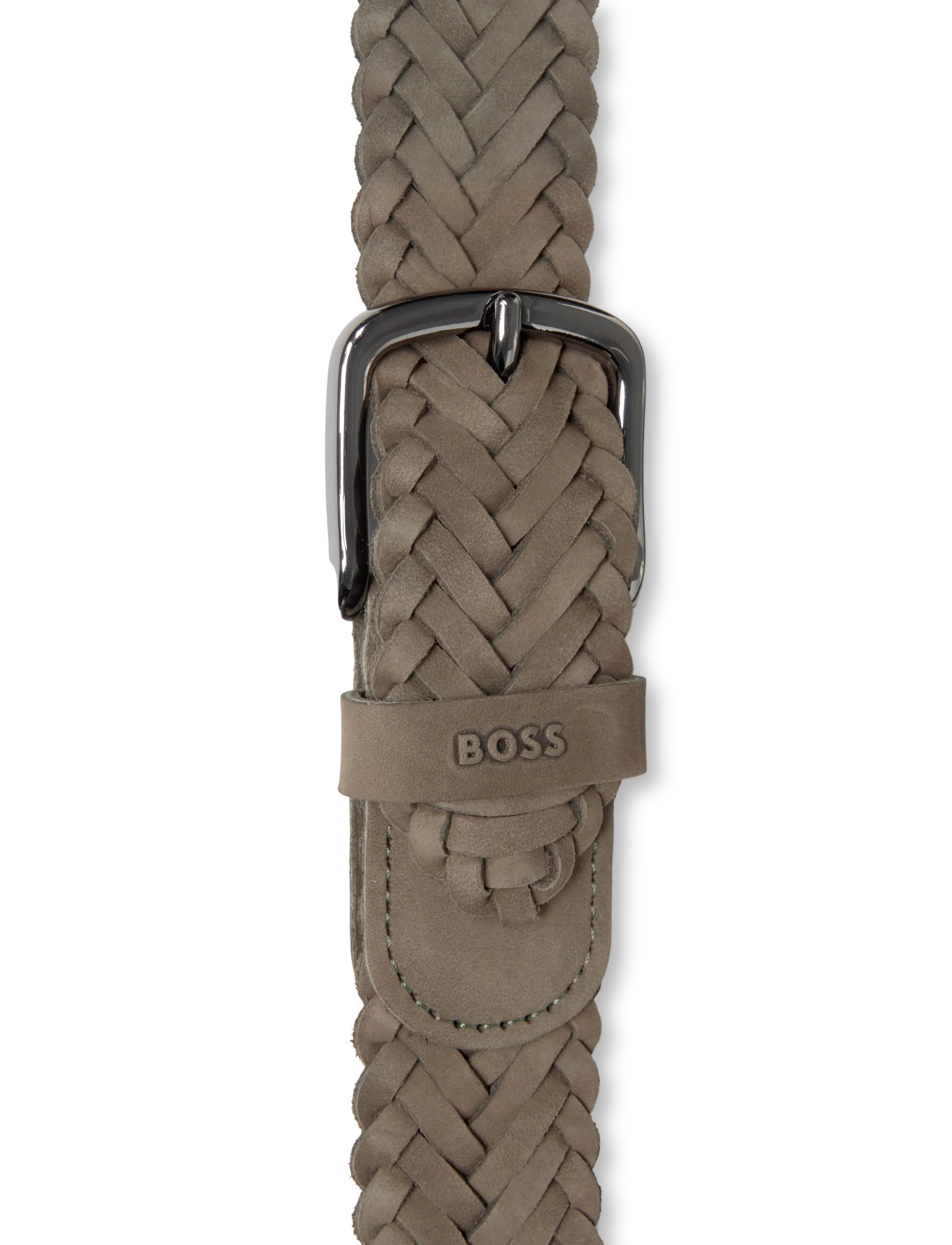 BOSS - Sash-NbW1_Sz35 - geflochtene gürtel - open green - 2