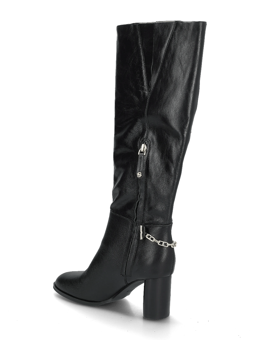 BOSS - Ninah_Boot70_LTCH - knähöga stövlar - black - 1