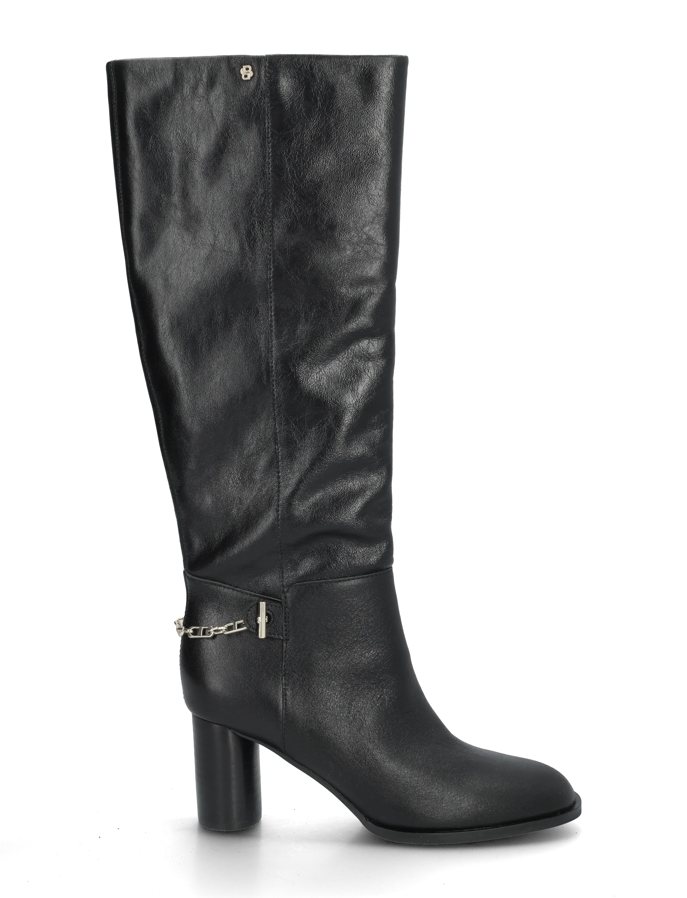 BOSS - Ninah_Boot70_LTCH - knähöga stövlar - black - 2