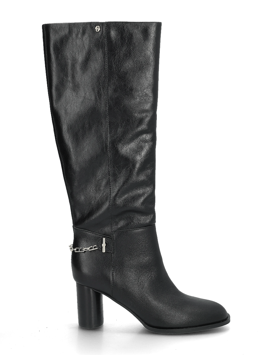 BOSS - Ninah_Boot70_LTCH - knähöga stövlar - black - 2