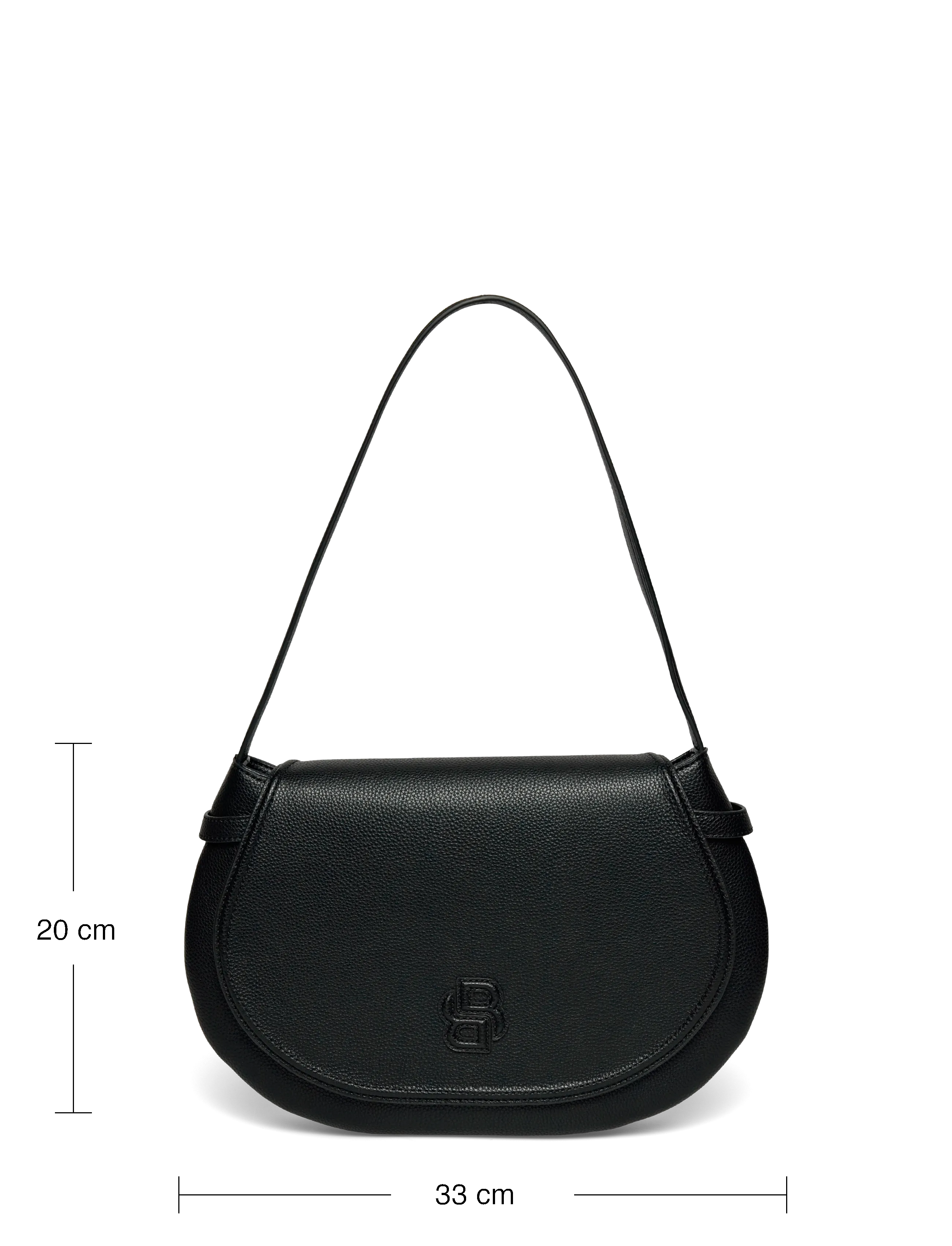 BOSS - Anett Big Flap ShBag - shoulder bags - black - 3