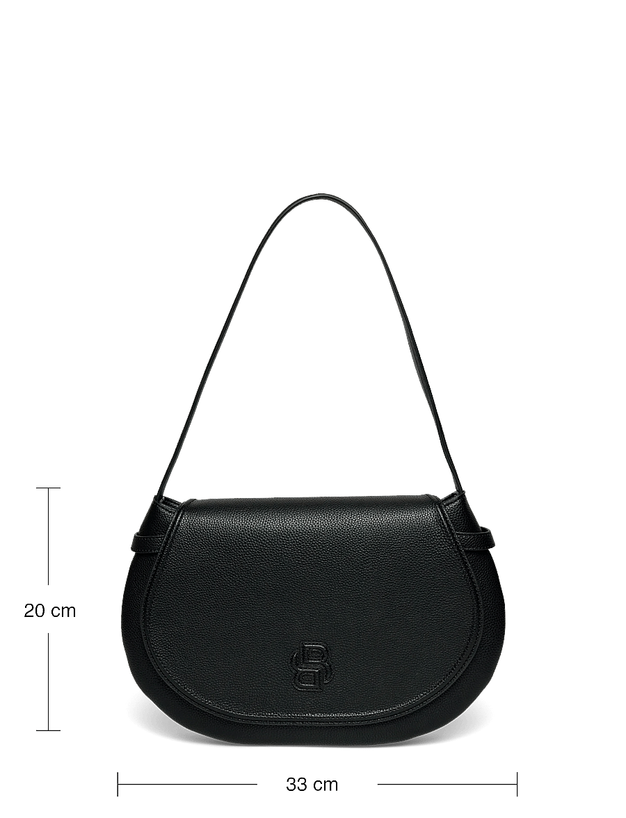 BOSS - Anett Big Flap ShBag - shoulder bags - black - 3