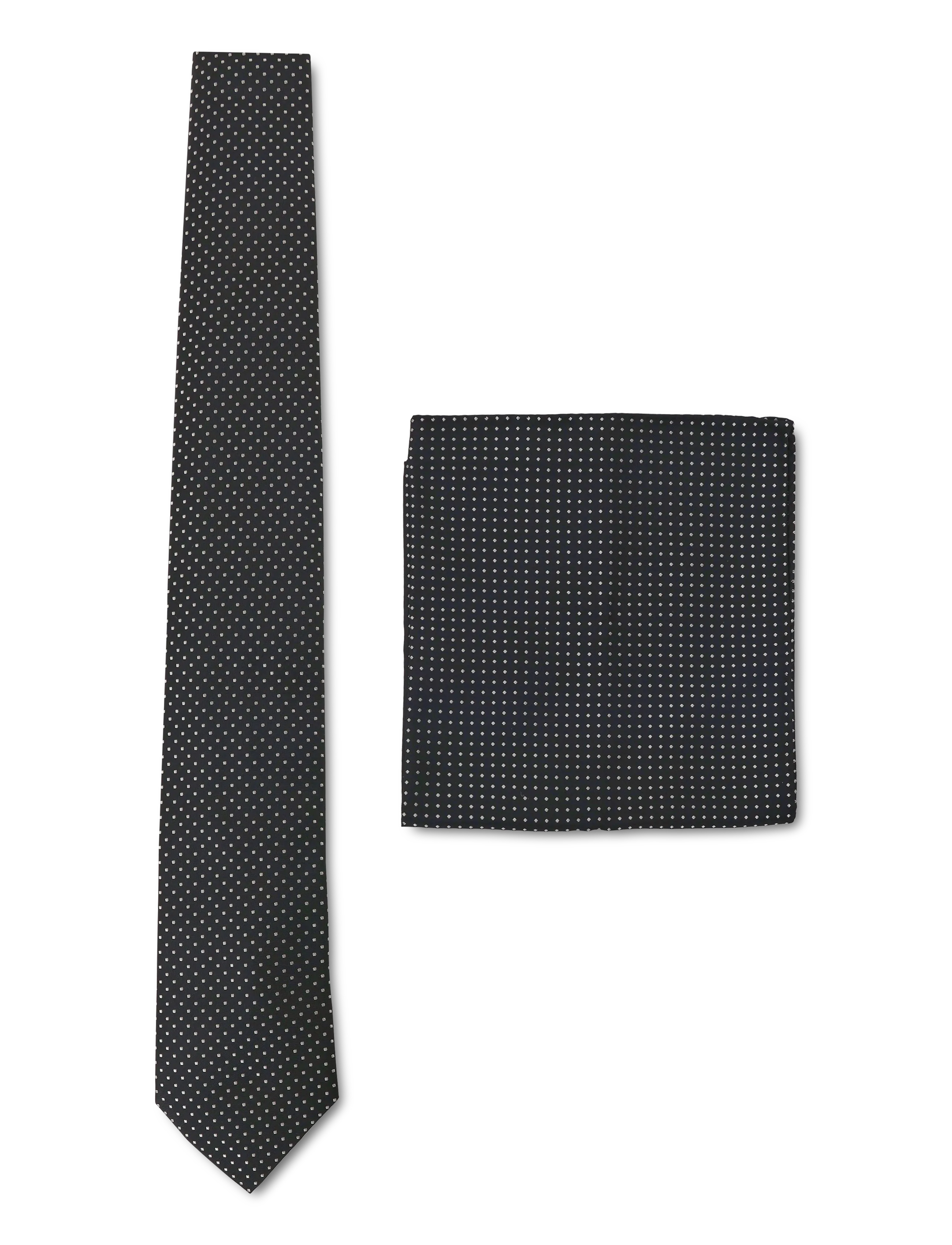 BOSS H-SET TIE-PKT SQ 262 - Krawatten - BLACK / black