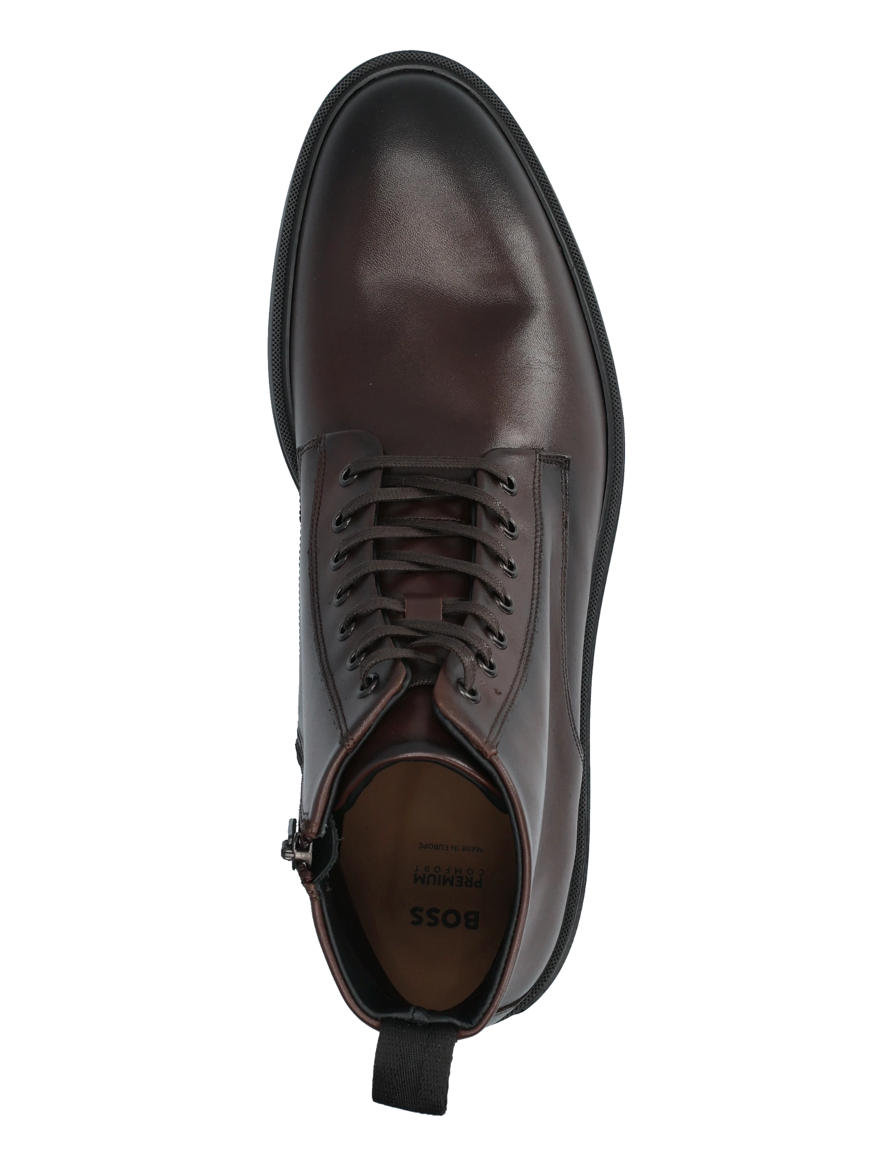 BOSS - Calev_Halb_lt - paeltega saapad - dark brown - 3