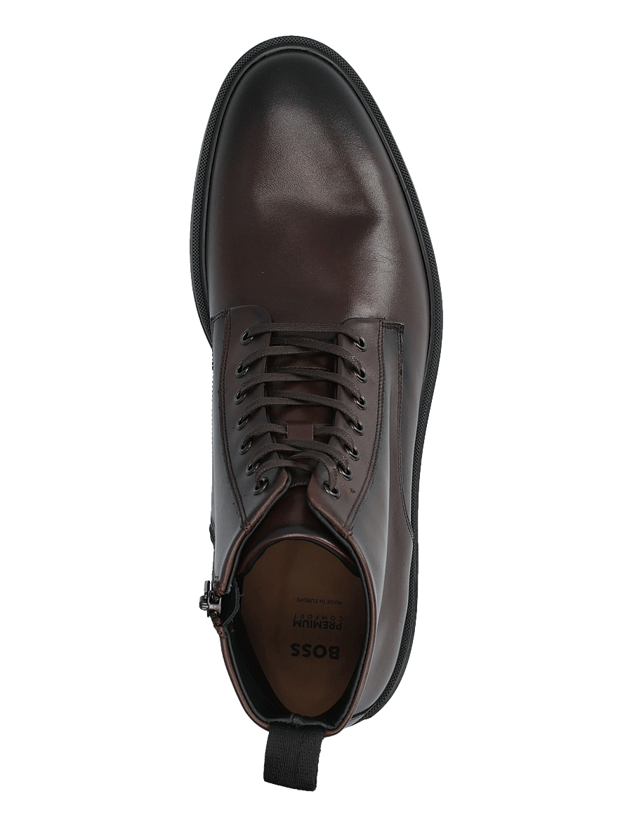BOSS - Calev_Halb_lt - paeltega saapad - dark brown - 3