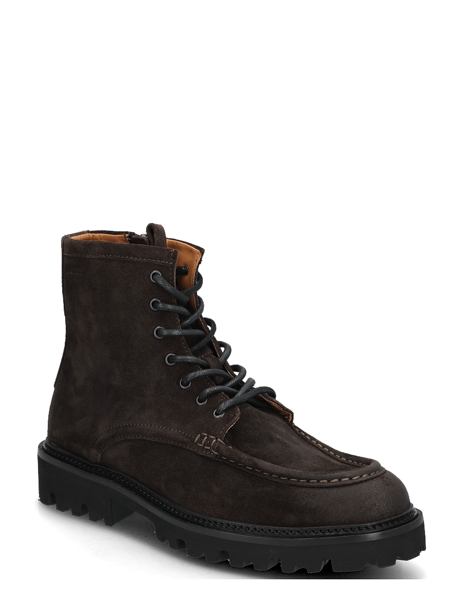 BOSS - Julio_Halb_sdwx - kängor med snörning - dark brown - 0