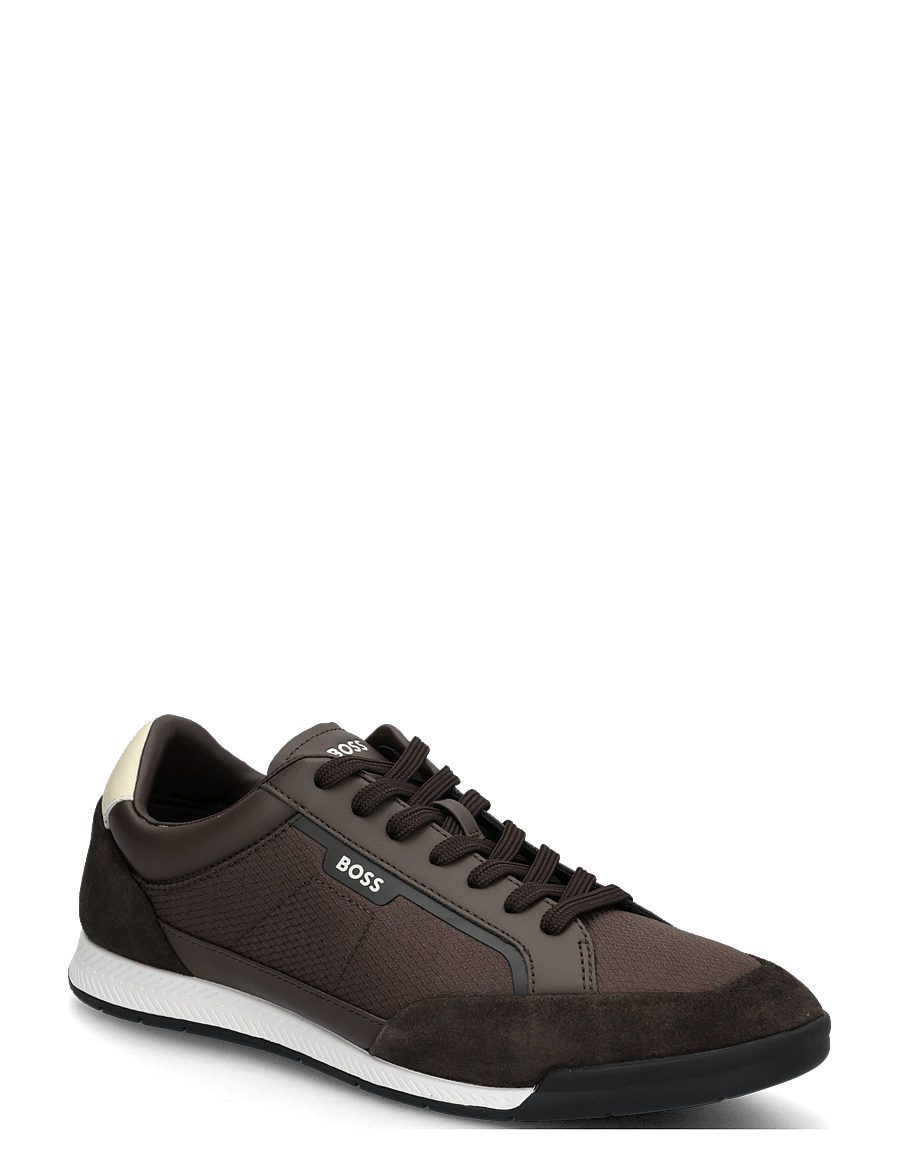 BOSS - Nitan_Lowp_mirspu - low-top sneaker - dark brown - 0